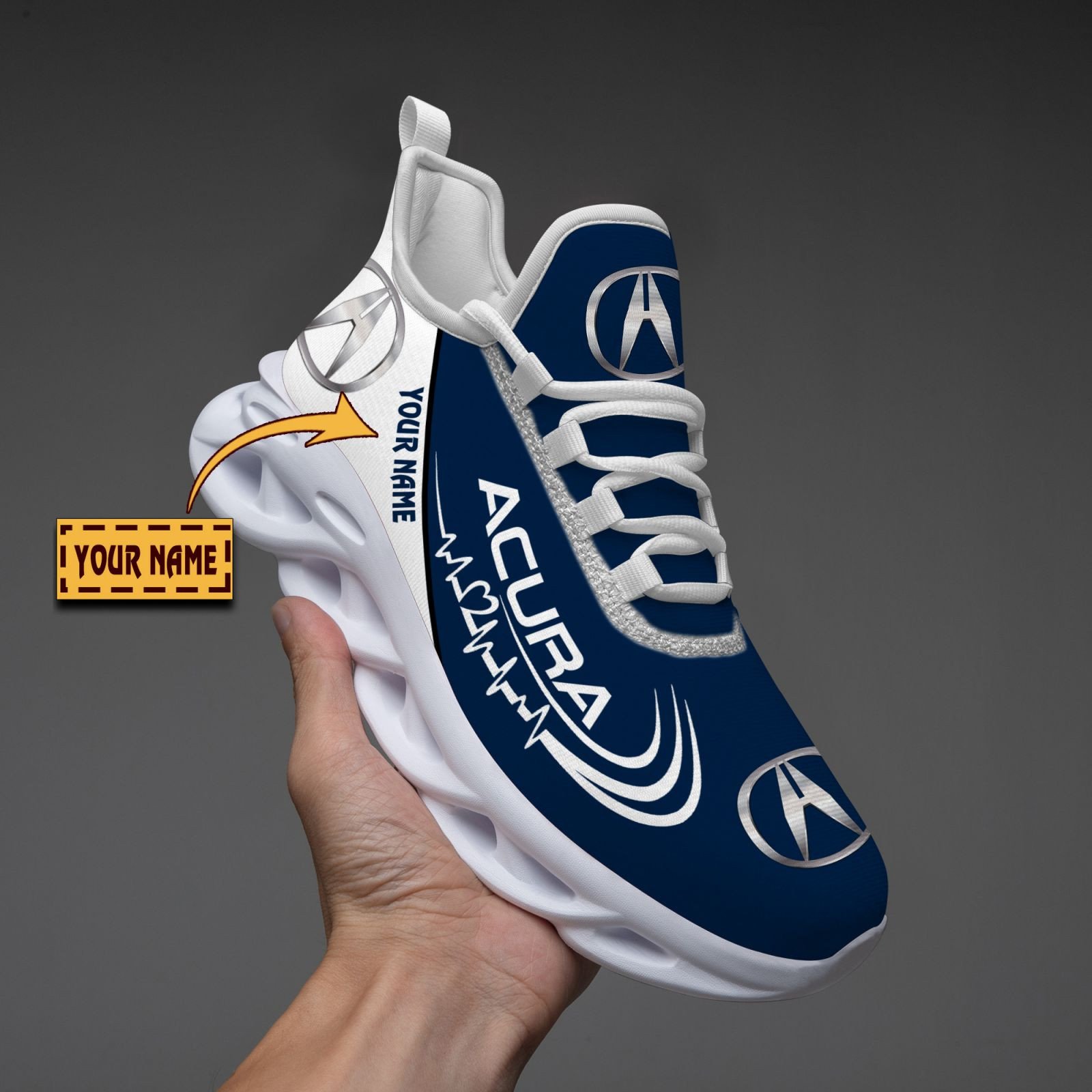 Acura Custom Name Design Max Soul Sneakers VS14