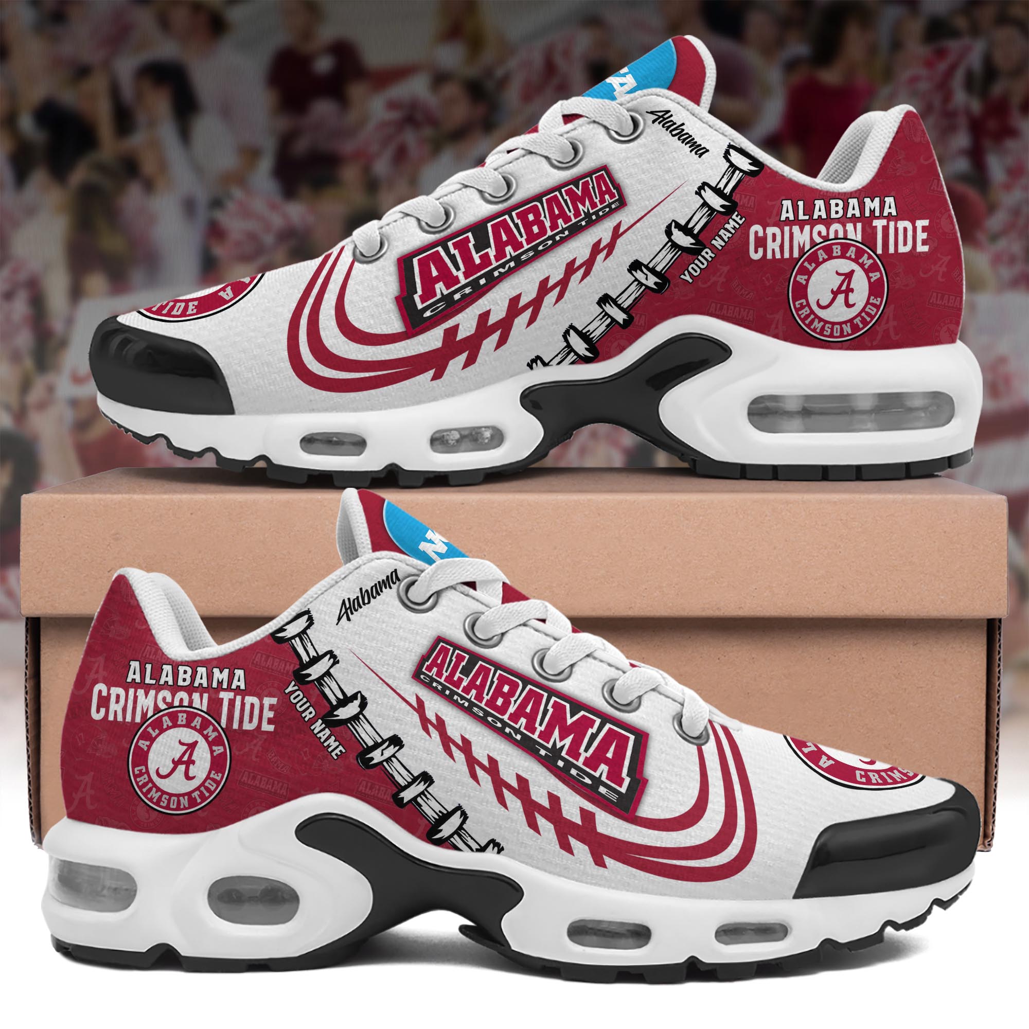 Alabama Crimson Tide TN Shoes 2026 Version Custom Your Name 558
