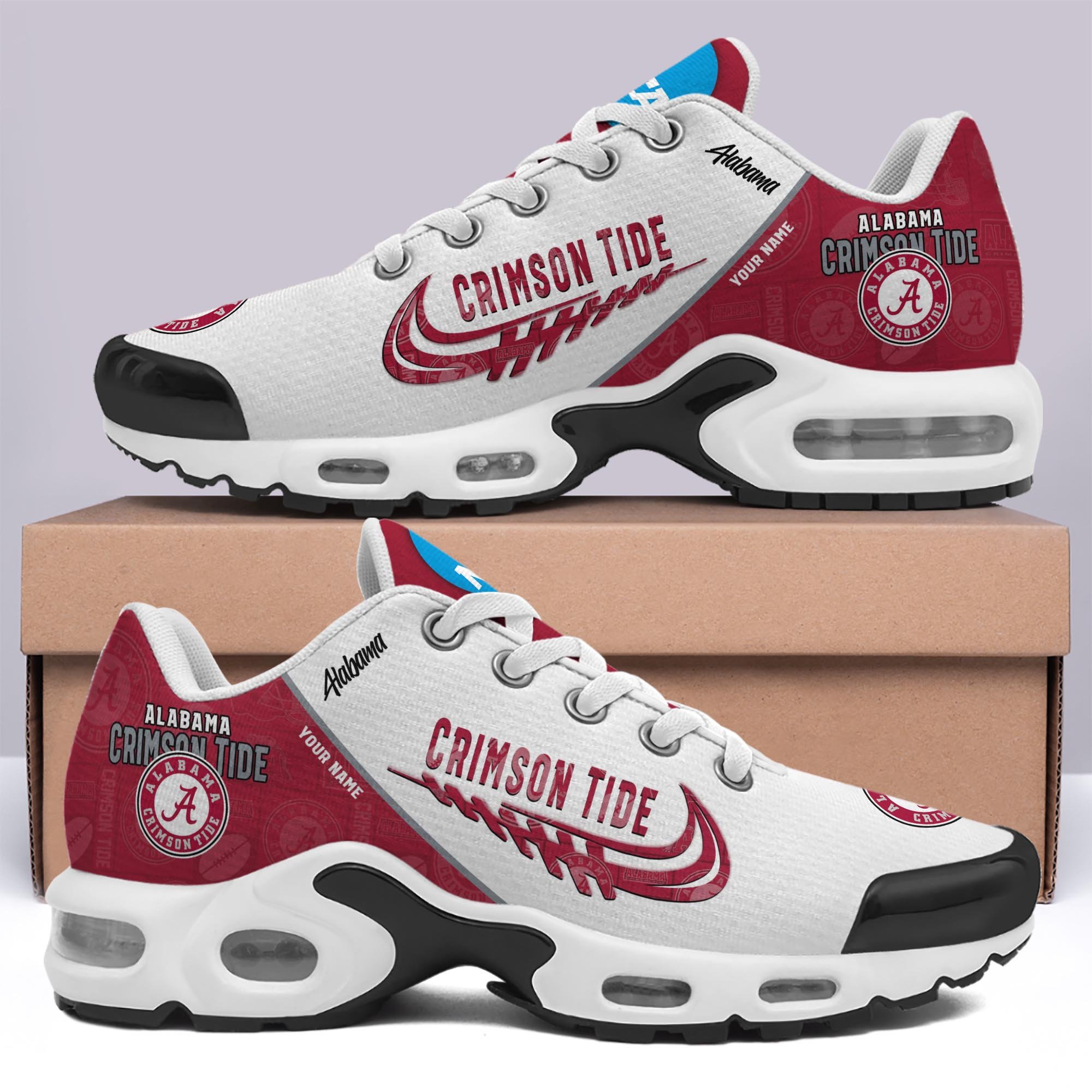 Alabama Crimson Tide TN Shoes Custom Your Name 2026 Version 203