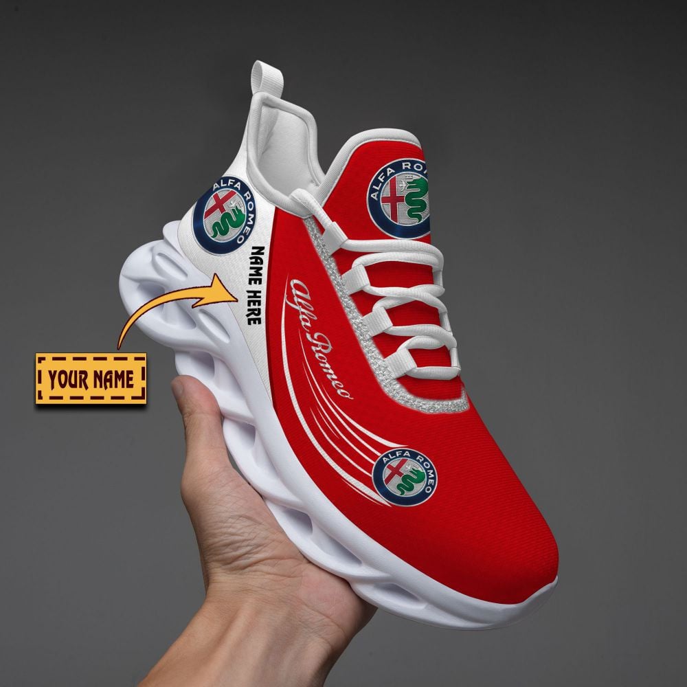 Alfa Romeo Custom Name Design Max Soul Sneakers VS13