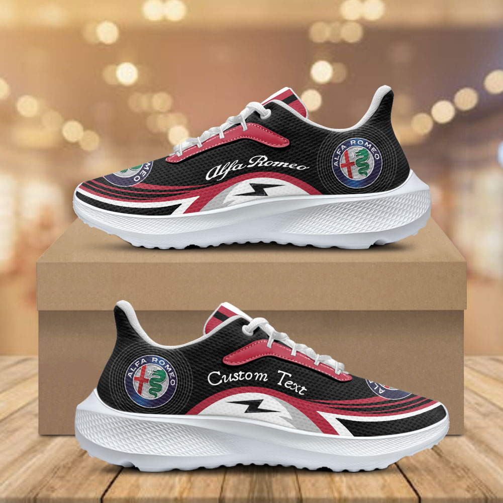 Alfa Romeo Custom Name Design Max Soul Sneakers VS6