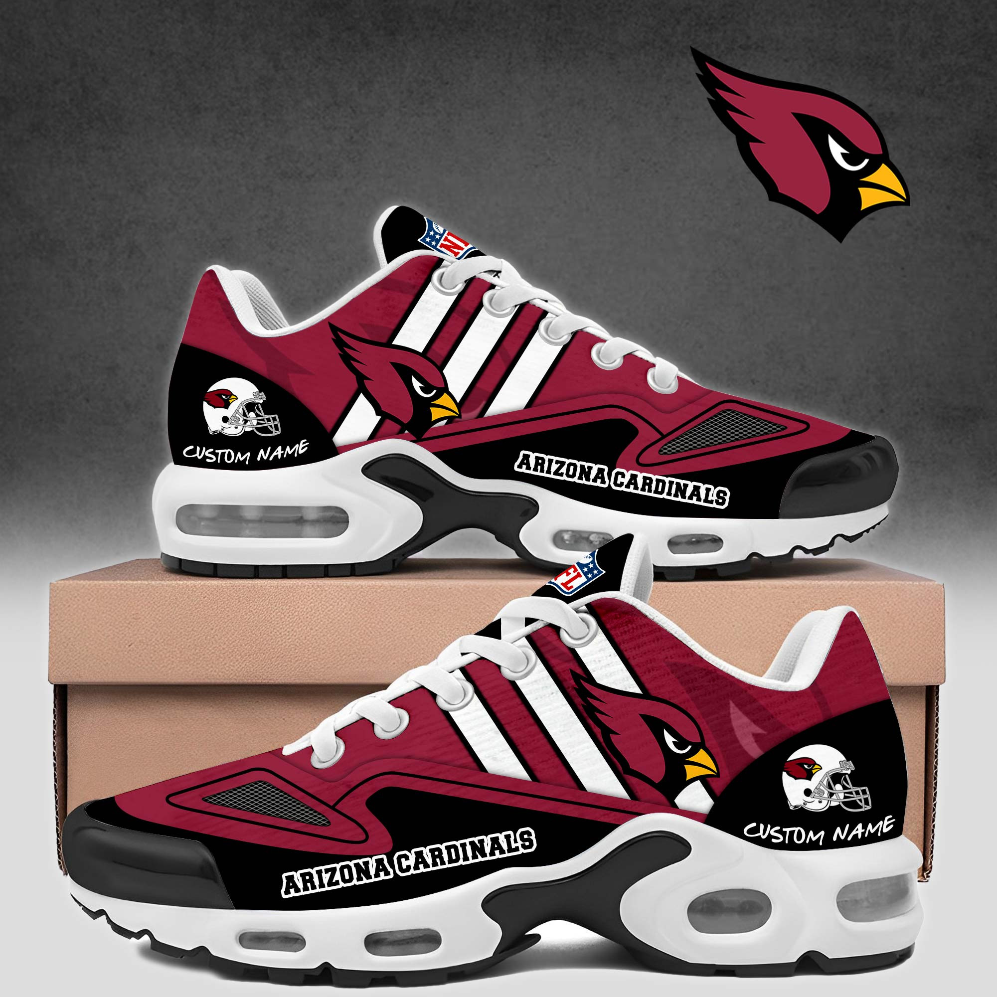Arizona Cardinals TN Air Max Plus Shoes Sneakers For Men And Women