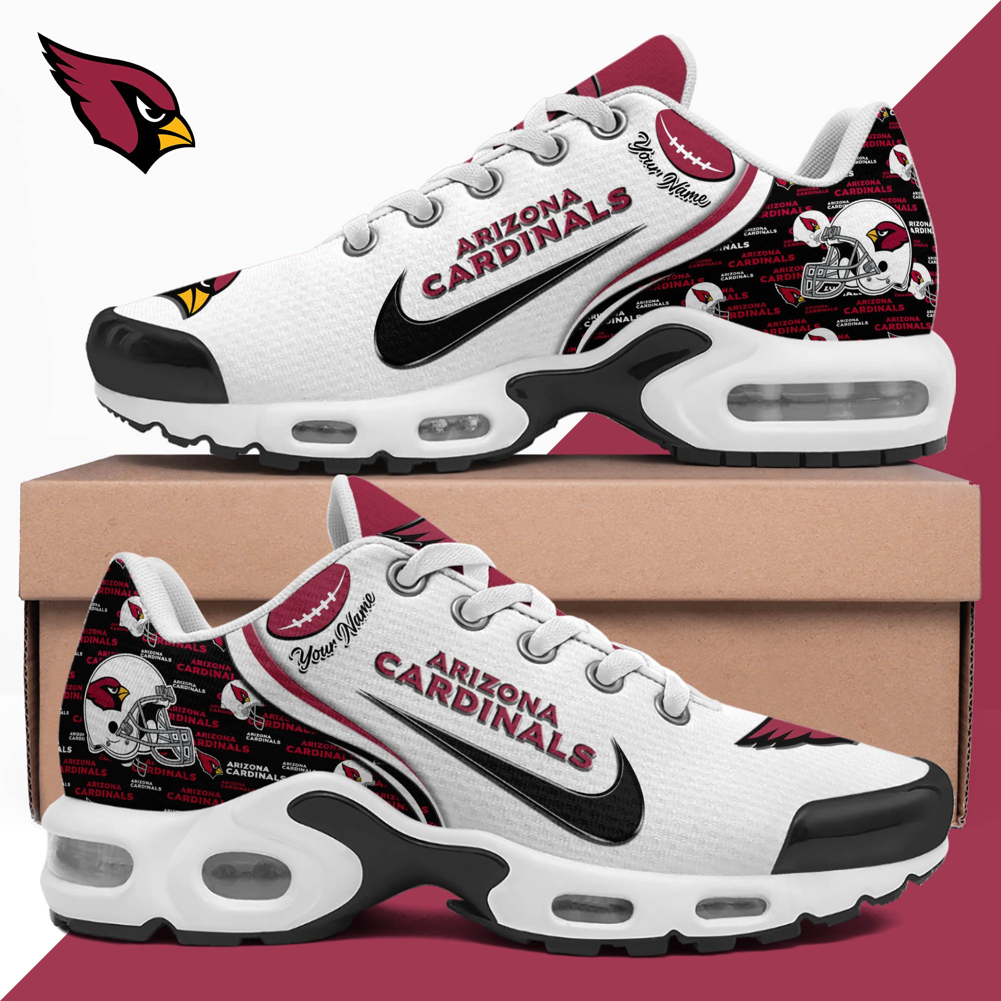 Arizona Cardinals TN Shoes 2026 Version Custom Your Name 499