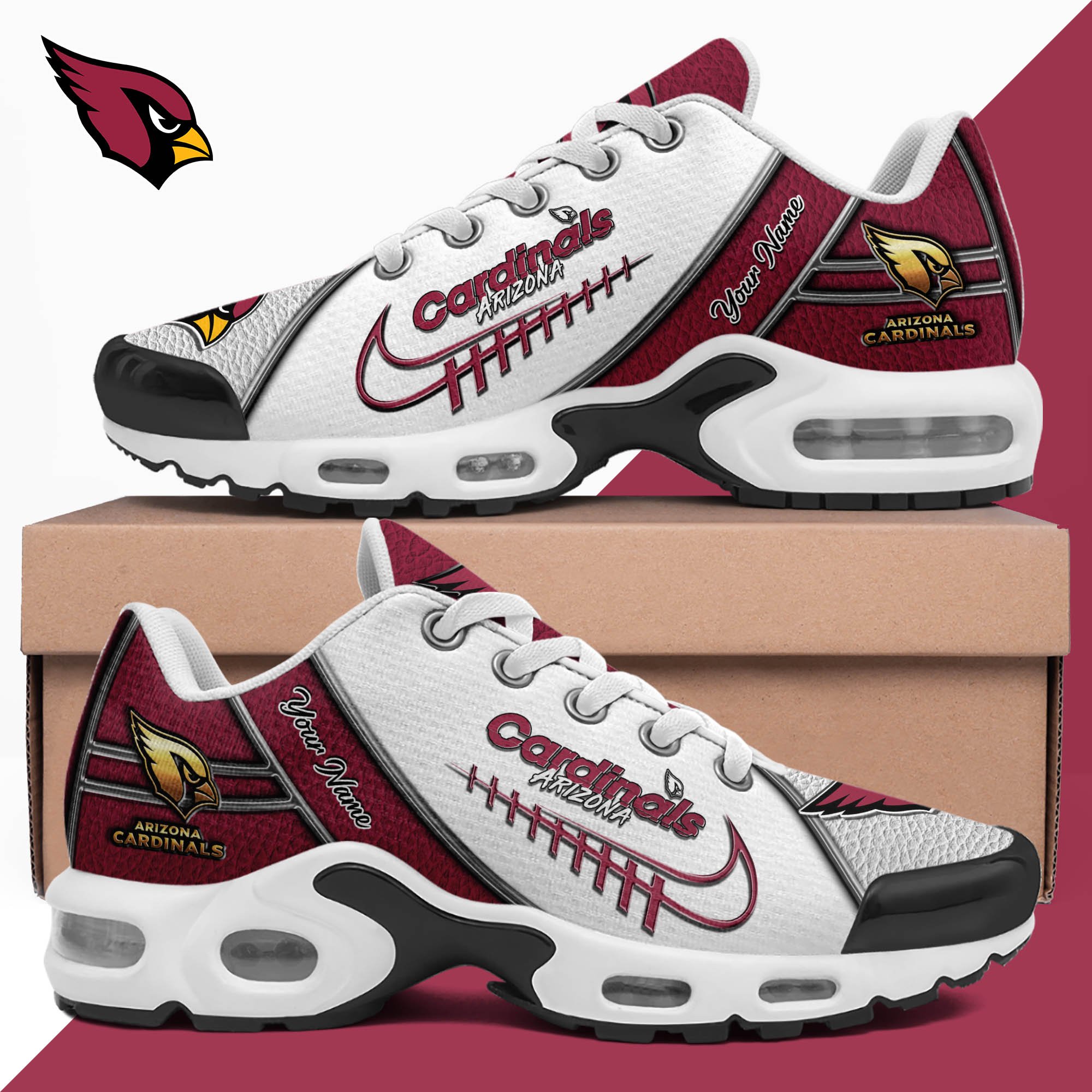 Arizona Cardinals TN Shoes 2026 Version Custom Your Name, Football Team Shoes 516