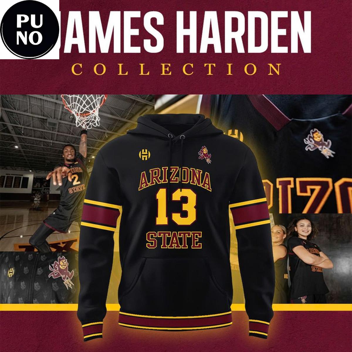 Arizona State Basketball x James Harden 2026 Hoodie T-Shirt 