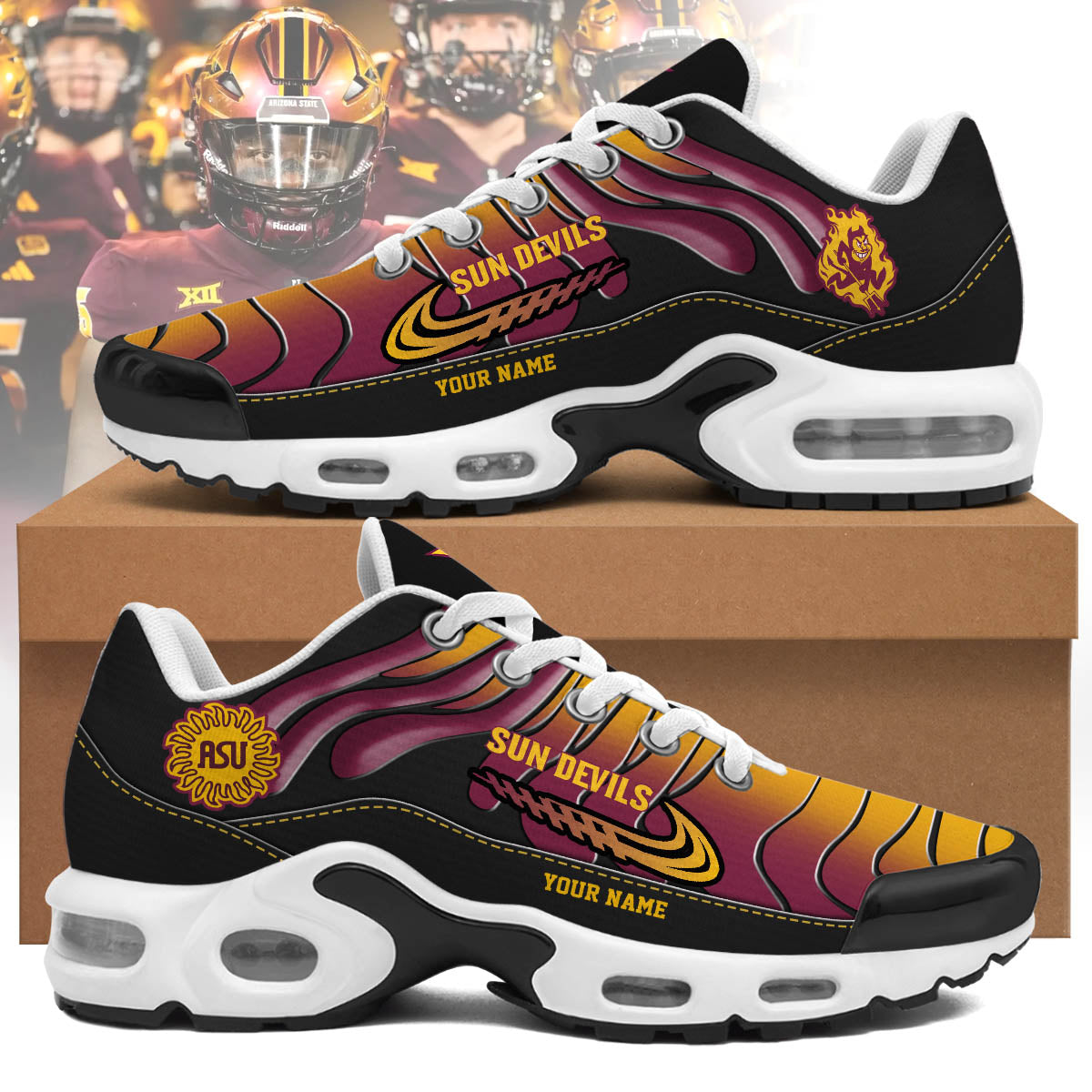 Arizona State Sun Devils Personalized Air Max Shoes