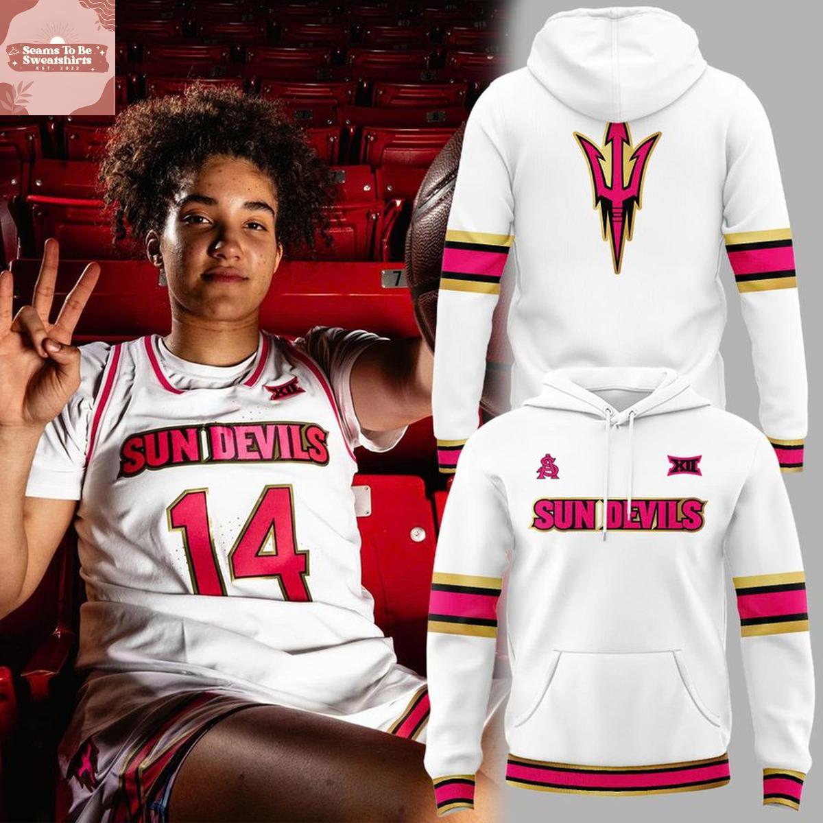 Arizona State Sun Devils Pink Game 2026 Hoodie T-Shirt 