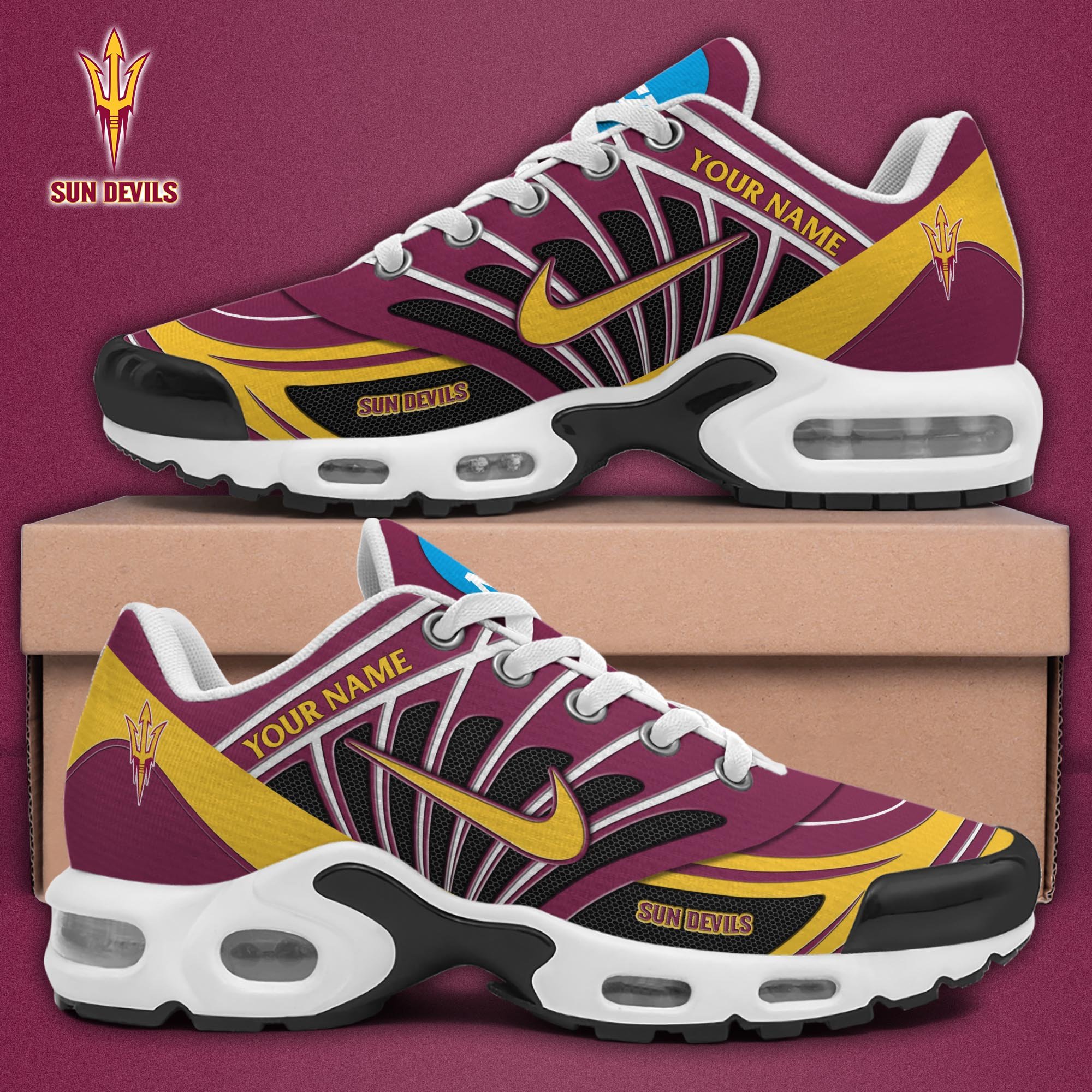 Arizona State Sun Devils TN Shoes 2026 Version Custom Name 