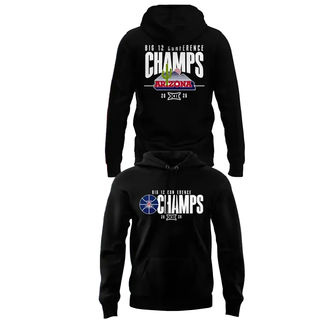 Arizona Wildcats Big 12 Conference Champs 2026 Shirt
