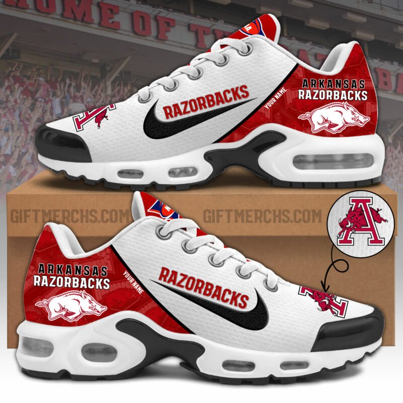 Arkansas Razorbacks TN Shoes 2026 Version Custom Name, Shoes For Sport Fan, Sport Gifts PH270
