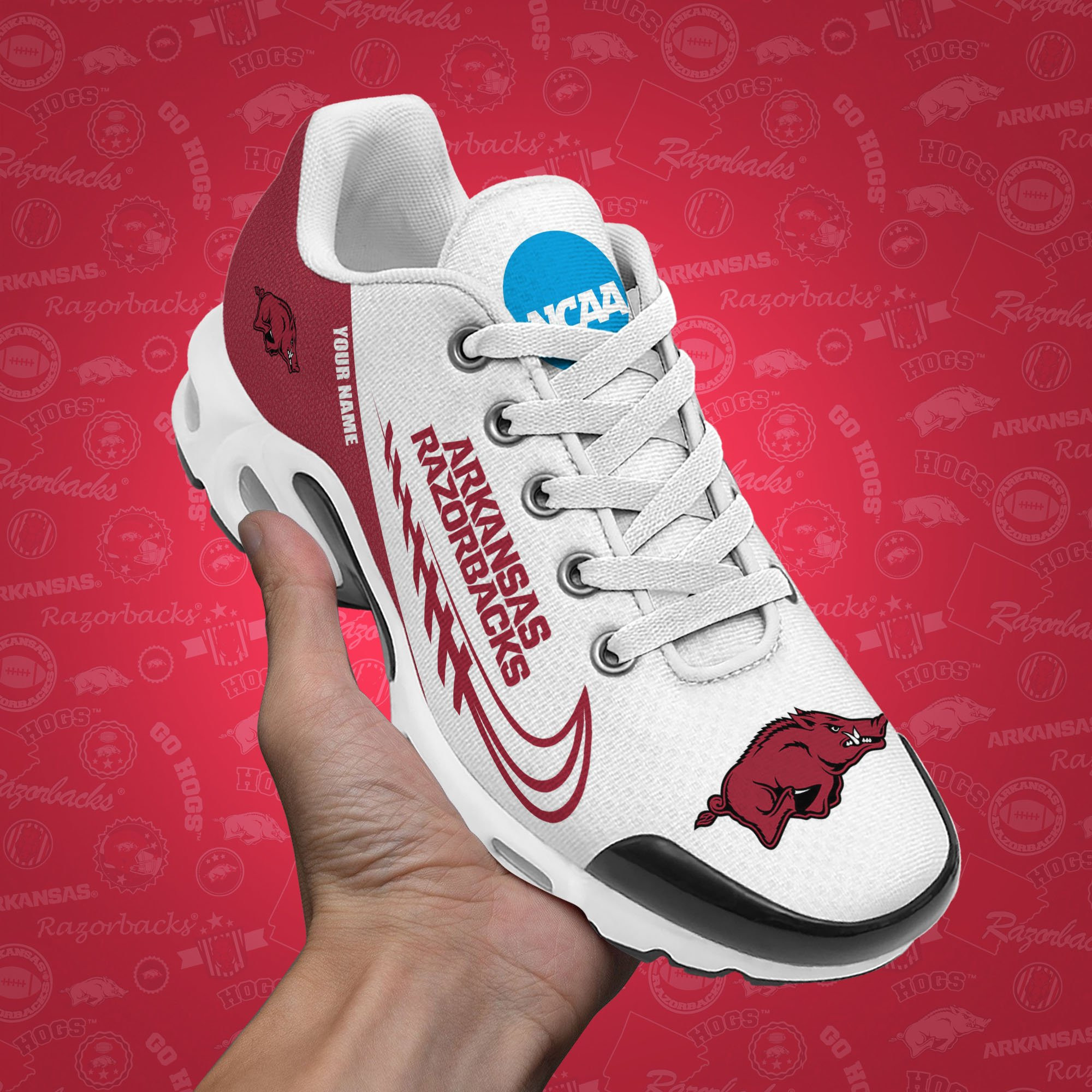 Arkansas Razorbacks TN Shoes Custom Your Name 514