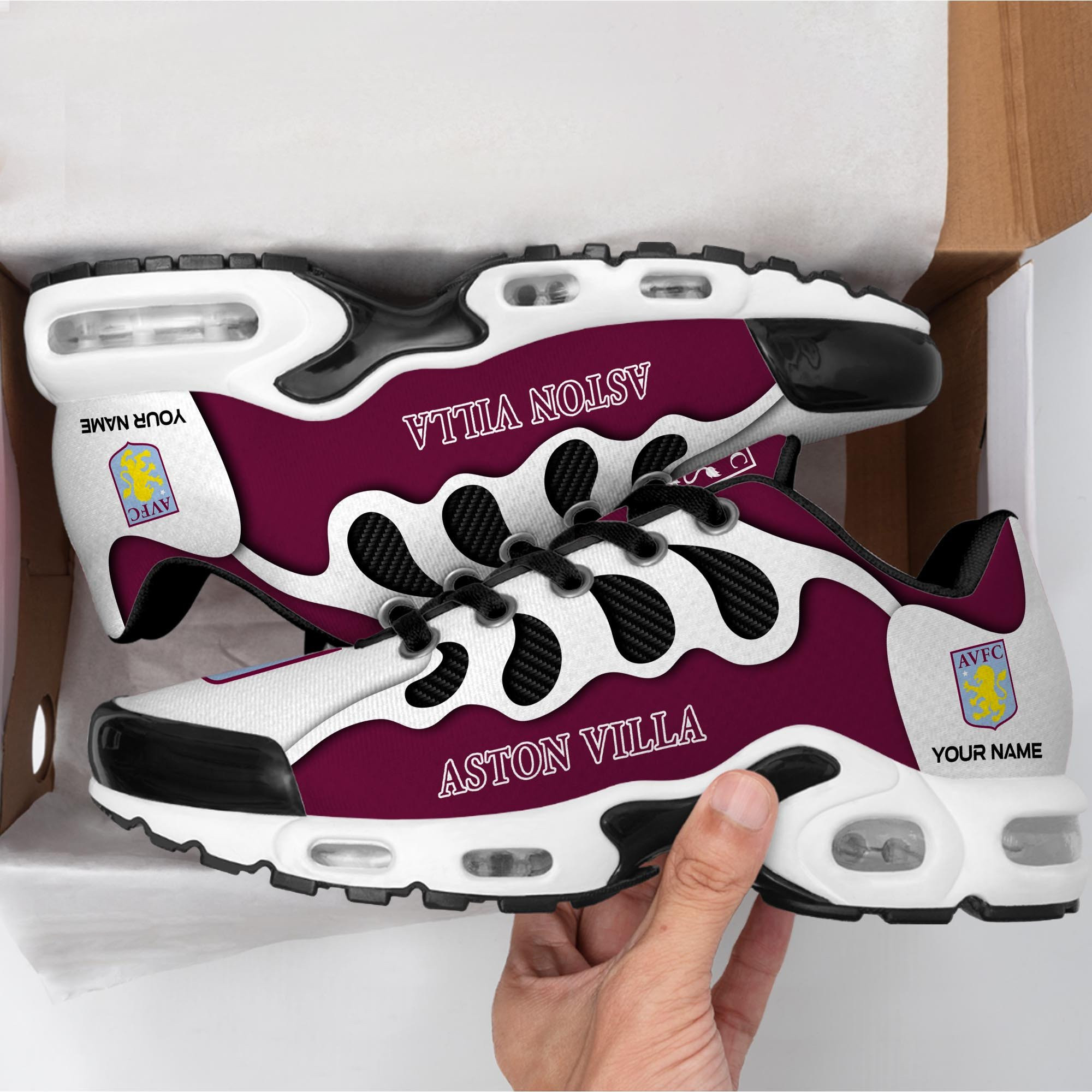 Aston Villa TN Air Max Plus Shoes Sneakers For Men And Women