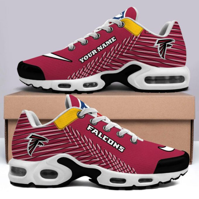 Atlanta Falcons Logo Custom Name Air Max Shoes Air Cushion Sneakers