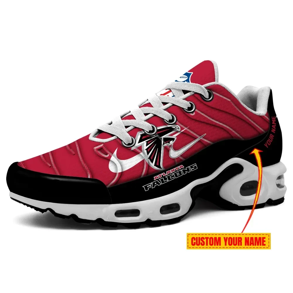 Atlanta Falcons Personalized Name Team Mix Colors V4 TN Air Max Shoes Air Cushion Sneakers