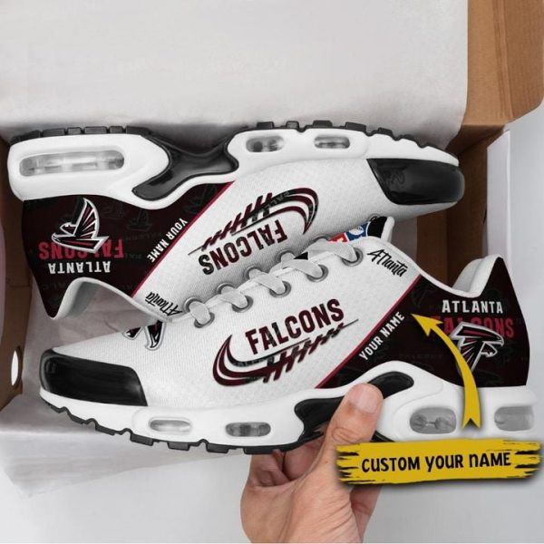 Atlanta Falcons Personalized Name Team Mix Colors Wing Logo TN Air Max Shoes Air Cushion Sneakers