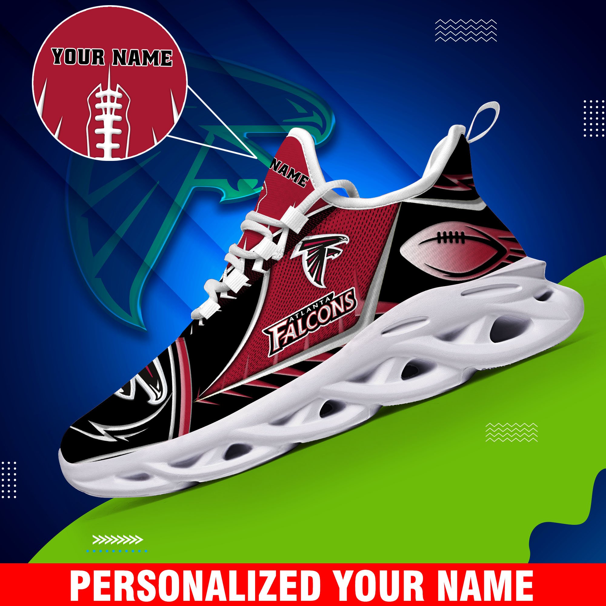 atlanta falcons sport white c sneakers 2026 version personalized your name 528 2923 5hwvr