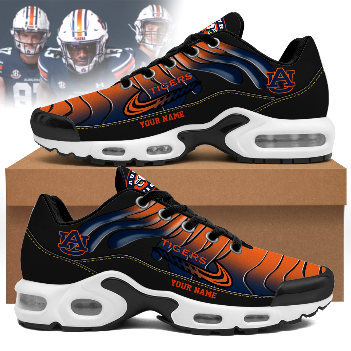 auburn tigers personalized air max shoes 9113 k0nui