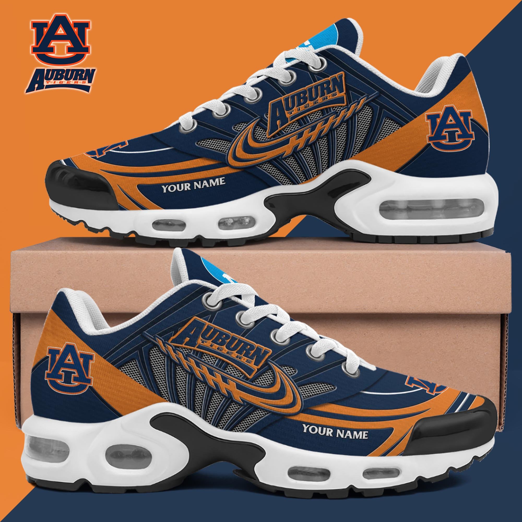 Auburn Tigers TN Shoes 2026 Version Custom Your Name 594