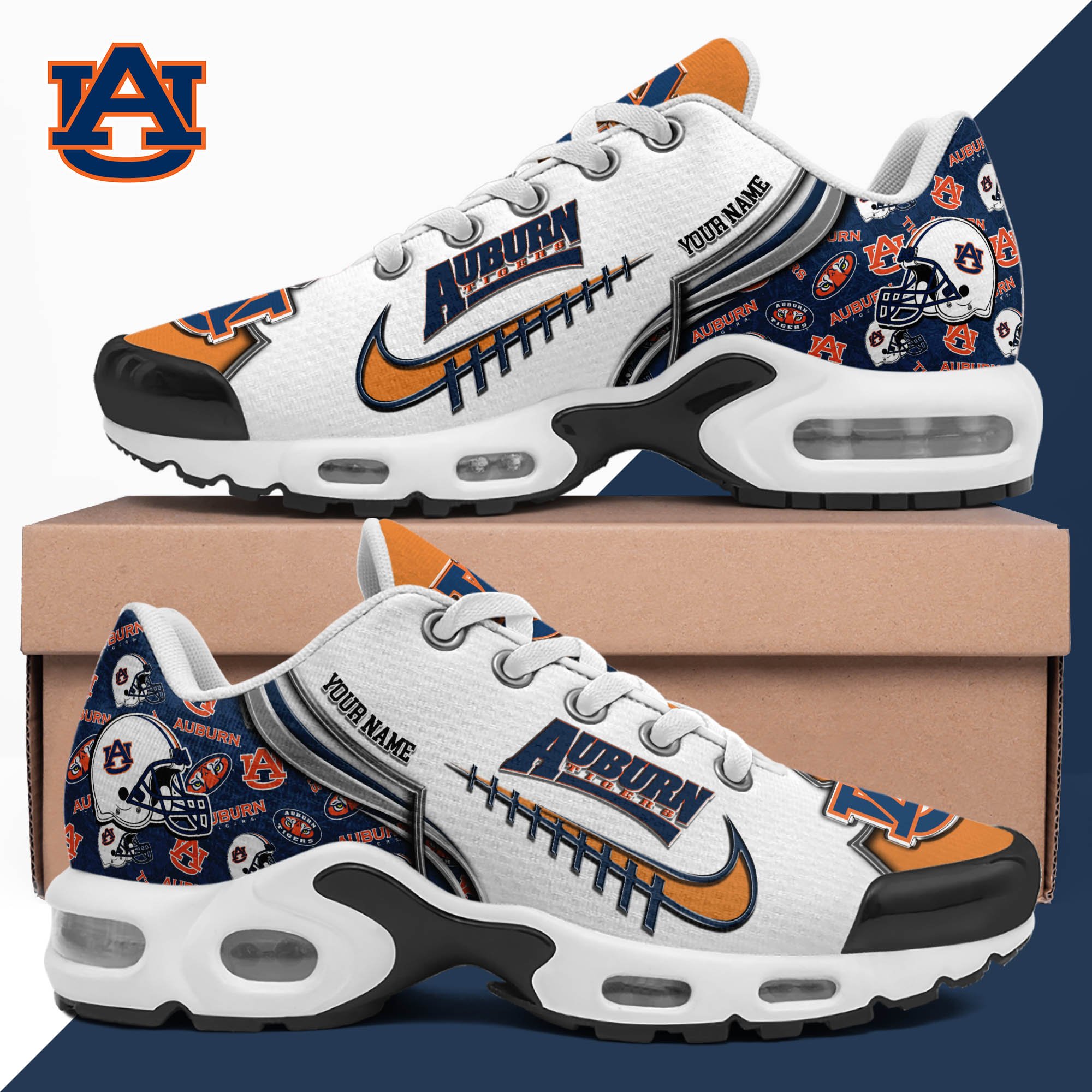 Auburn Tigers TN Shoes 2026 Version Custom Your Name 642