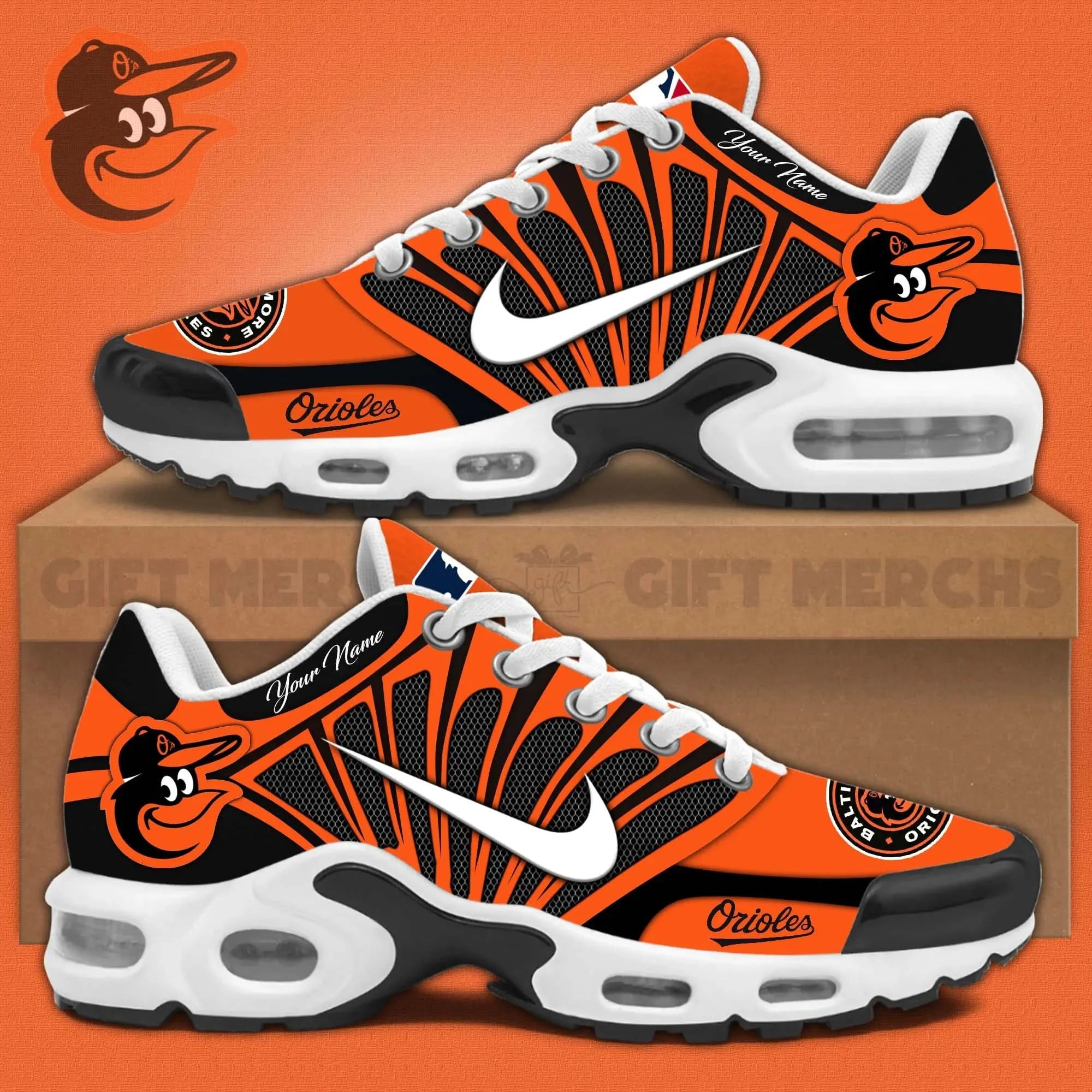 Baltimore Orioles Customized Premium Sport Shoes