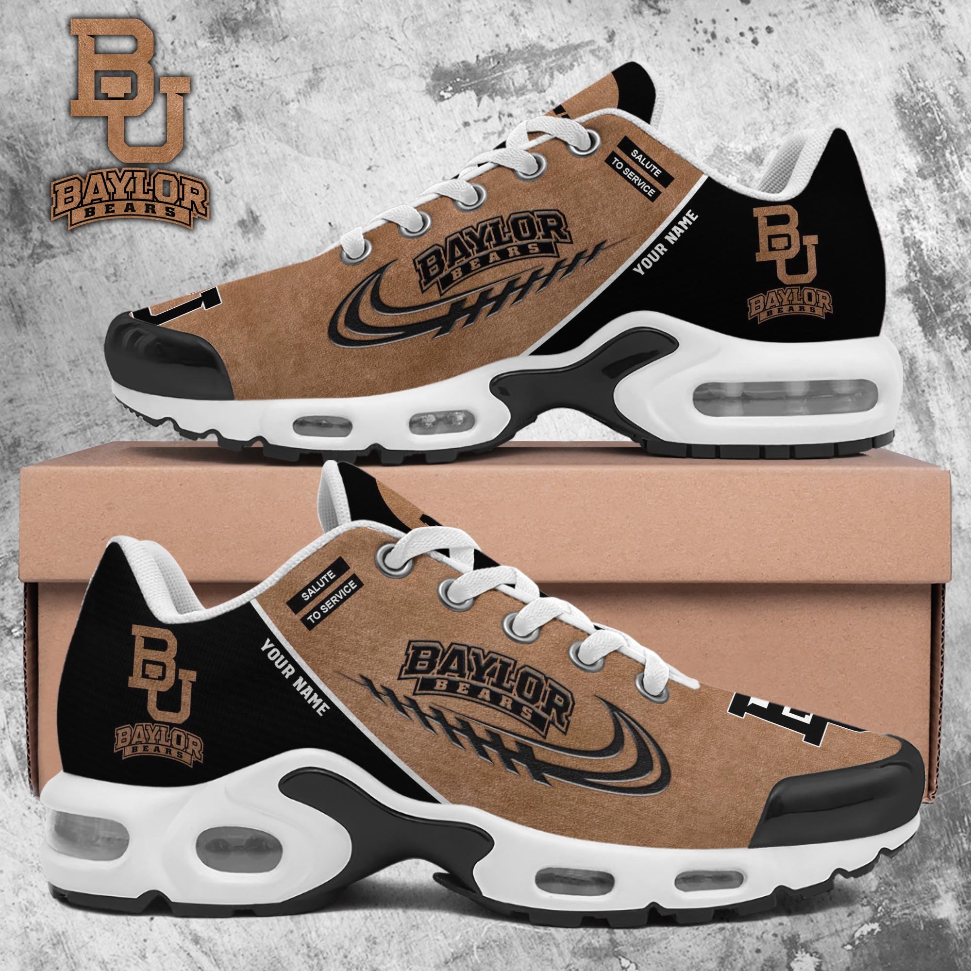 Baylor Bears TN Shoes 2026 Version Custom Name, Shoes For Football Fans, Fan Gifts PH637