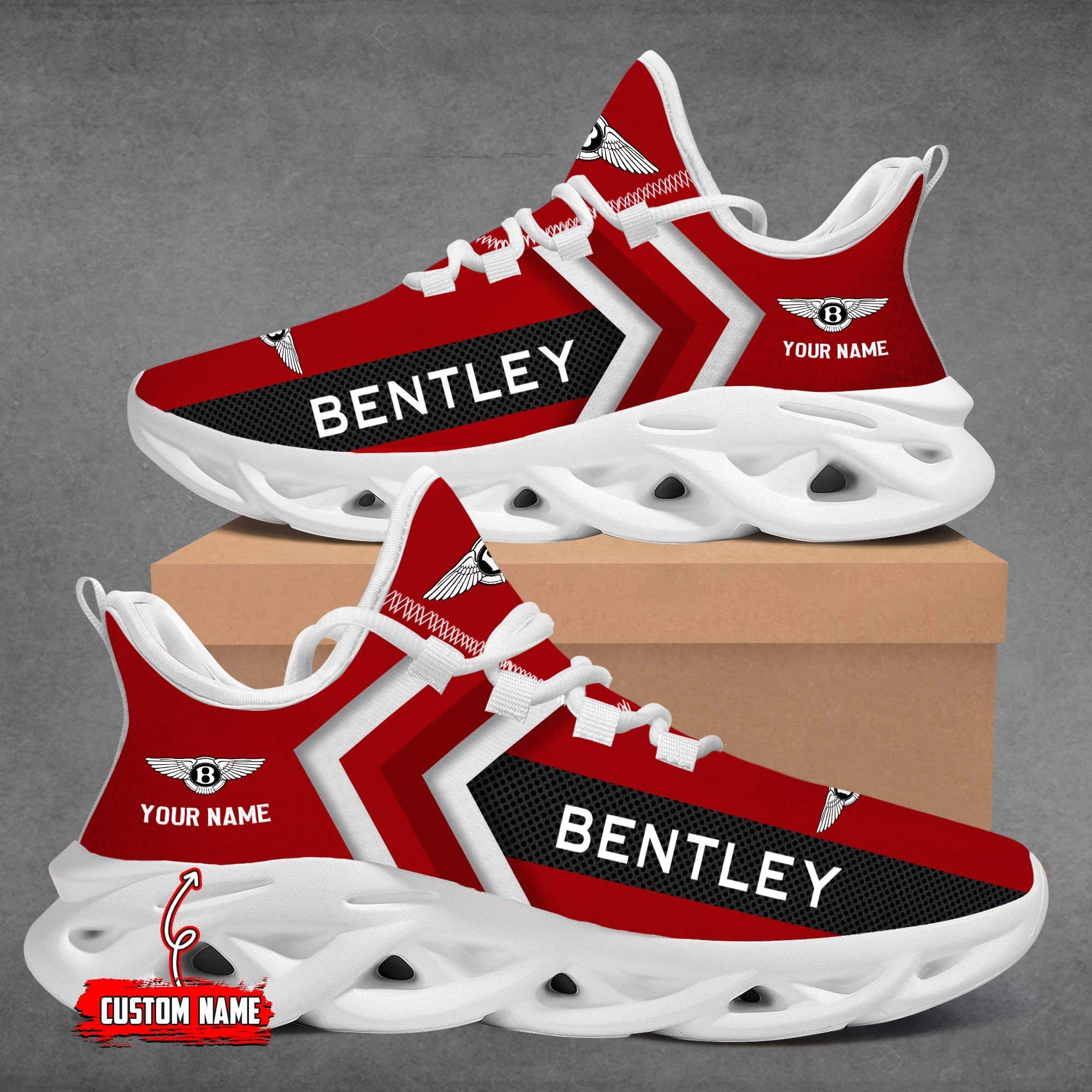 Bentley Custom Name Max Soul Sneakers VS3
