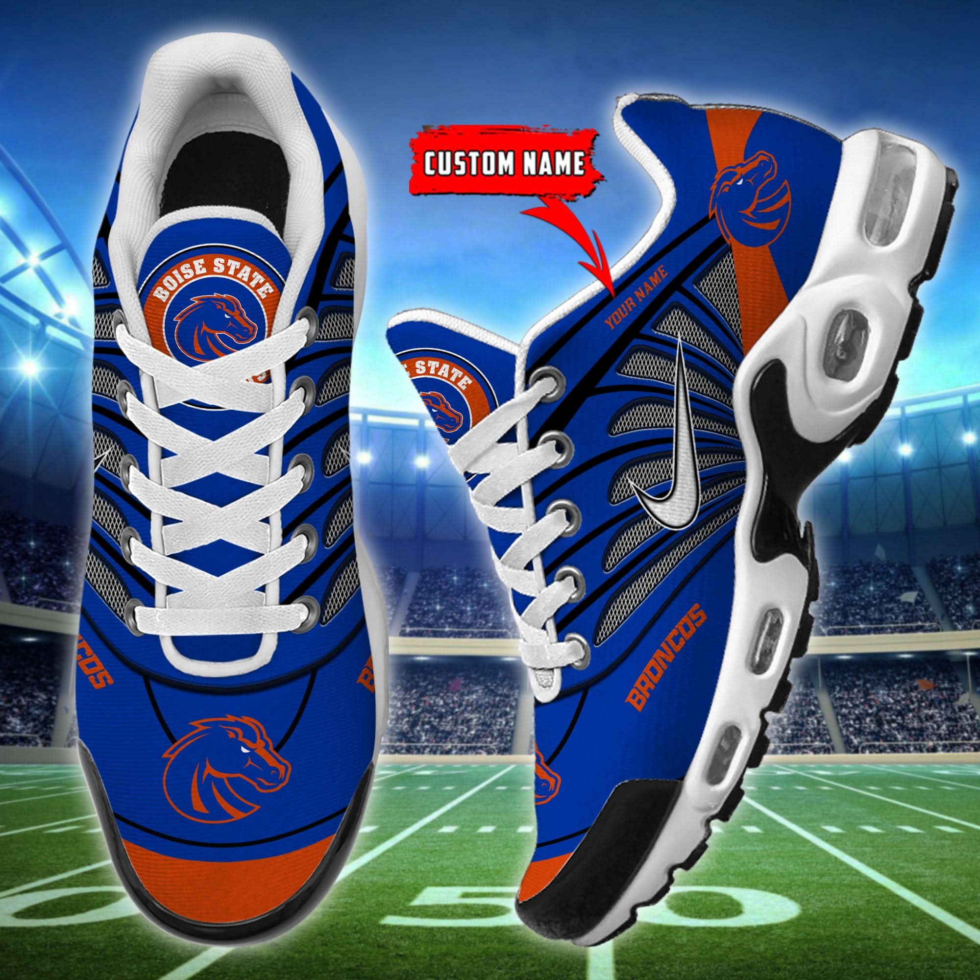 Boise State Broncos  Air Max Plus Shoes - Limited