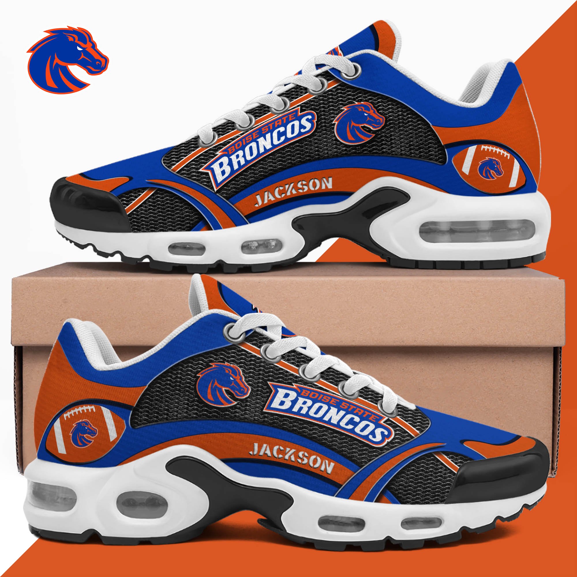 Boise State Broncos Team TN Shoes 2026 Version Custom Name 889