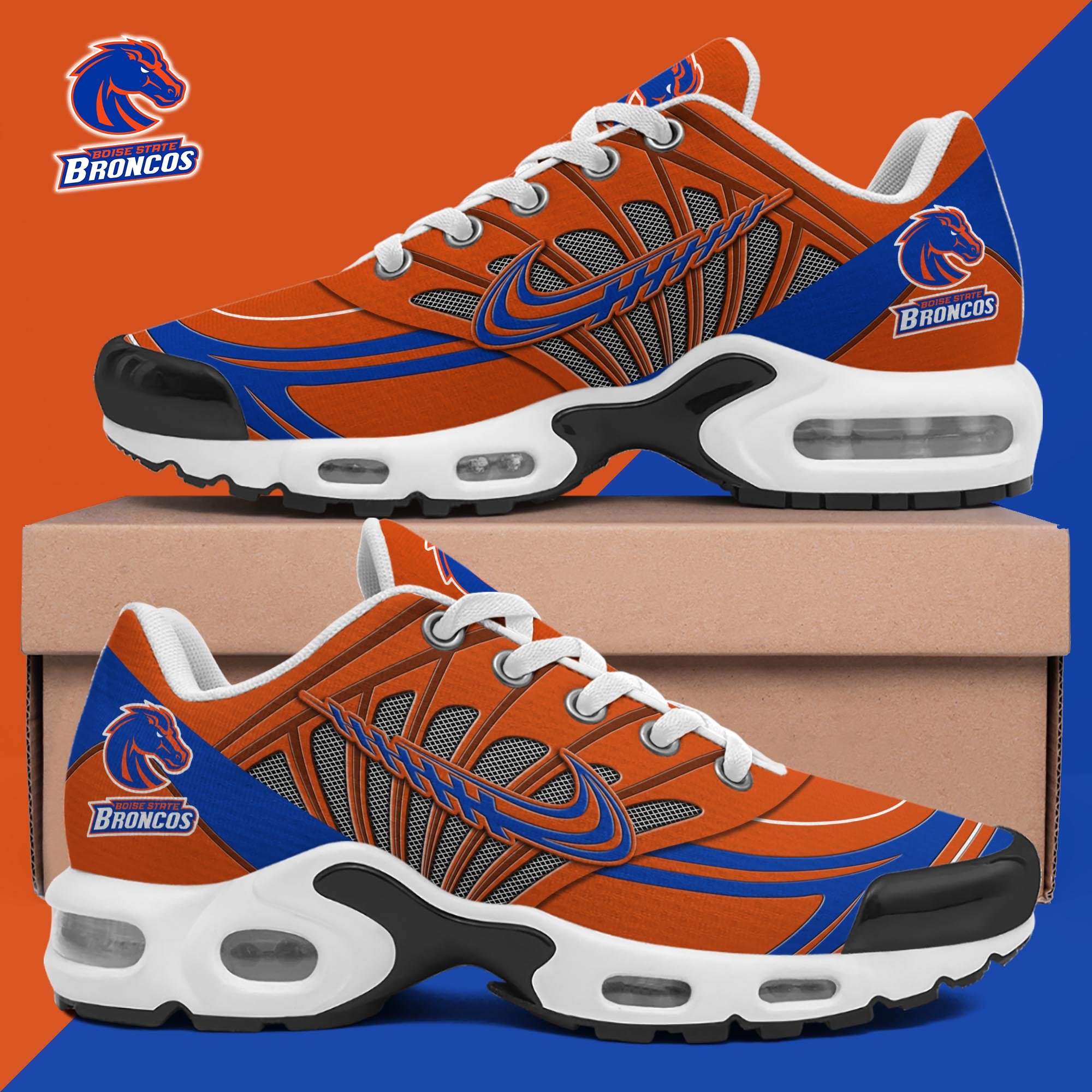 Boise State Broncos TN Shoes 2026 Version Custom Name 135