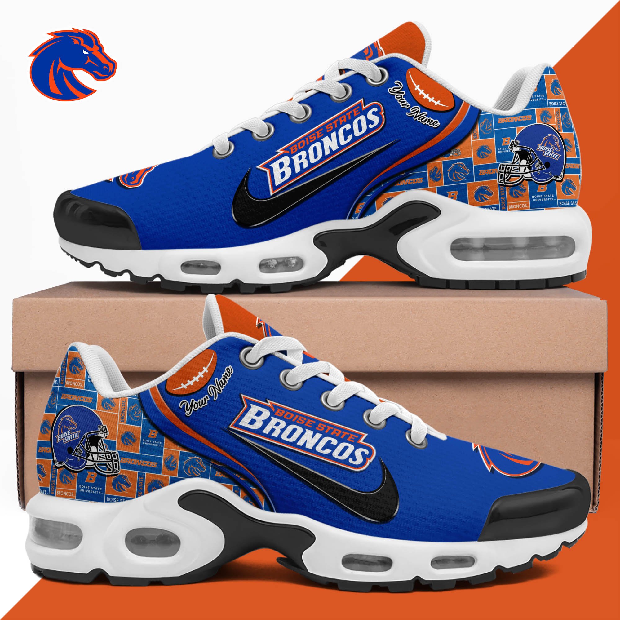 Boise State Broncos TN Shoes 2026 Version Custom Your Name 499