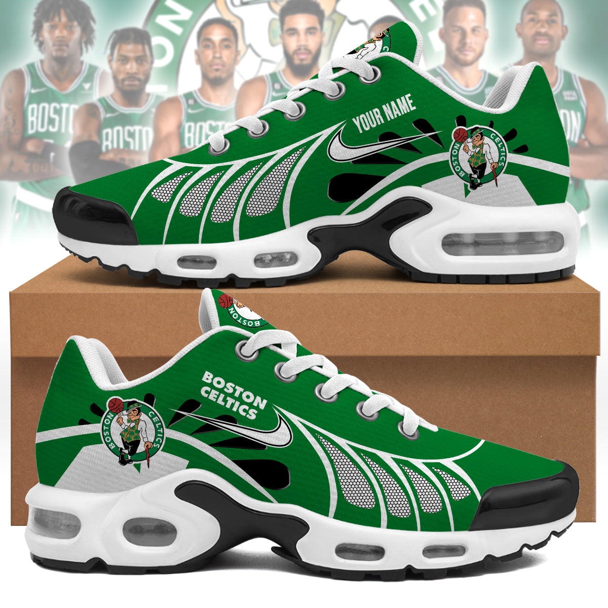Boston Celtics Personalized Air Max Shoes 