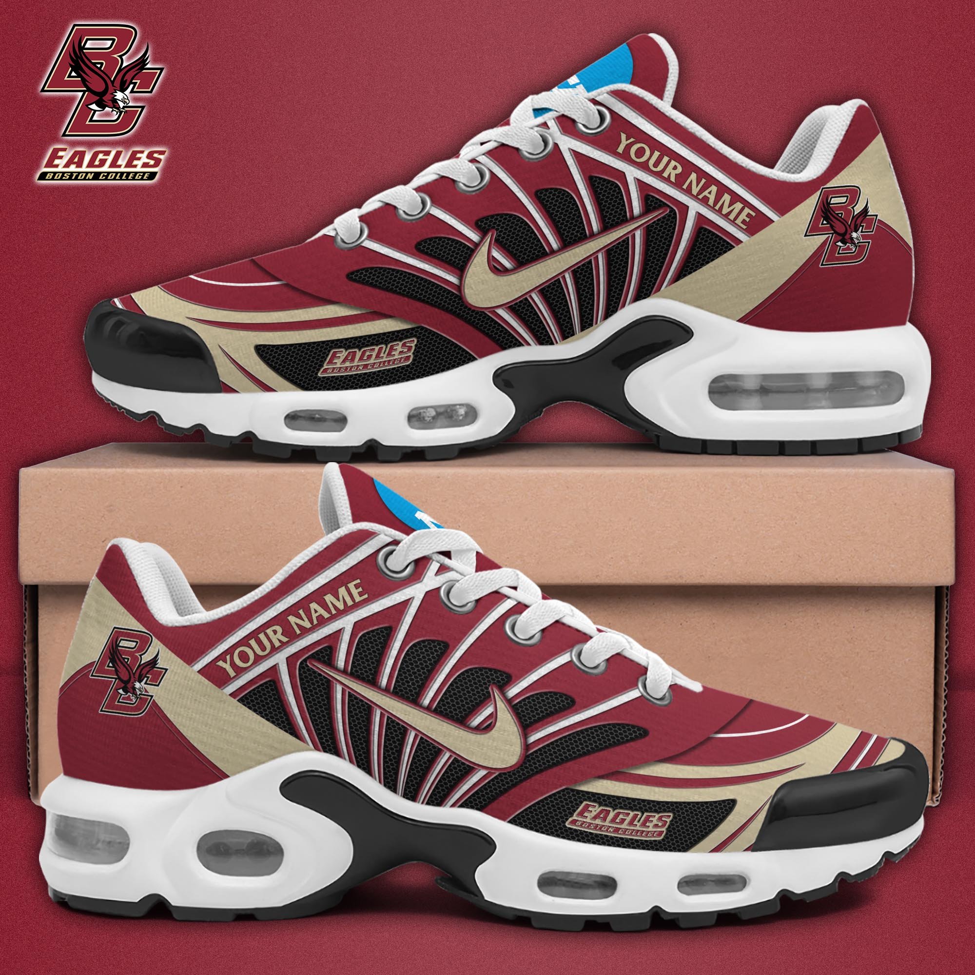 Boston College Eagles TN Shoes 2026 Version Custom Name 