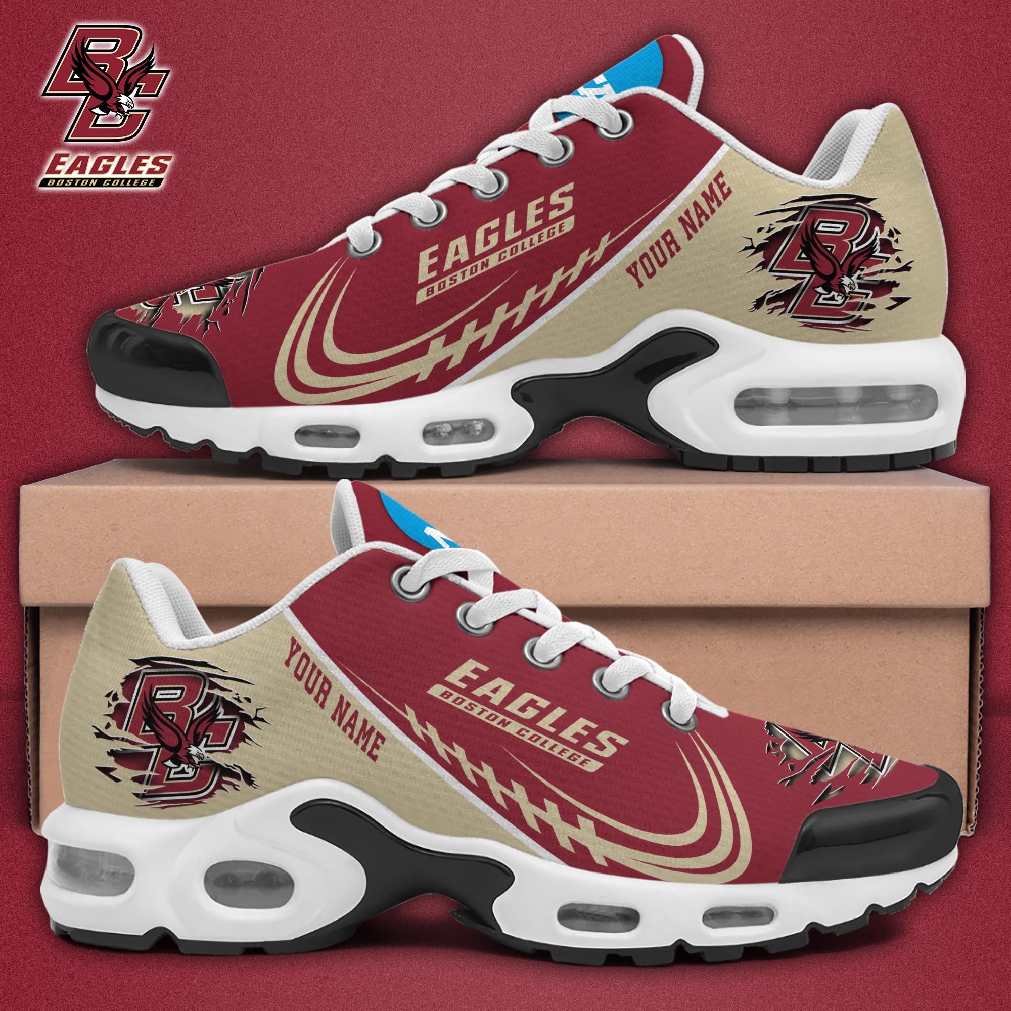 Boston College Eagles TN Shoes 2026 Version Custom Name 