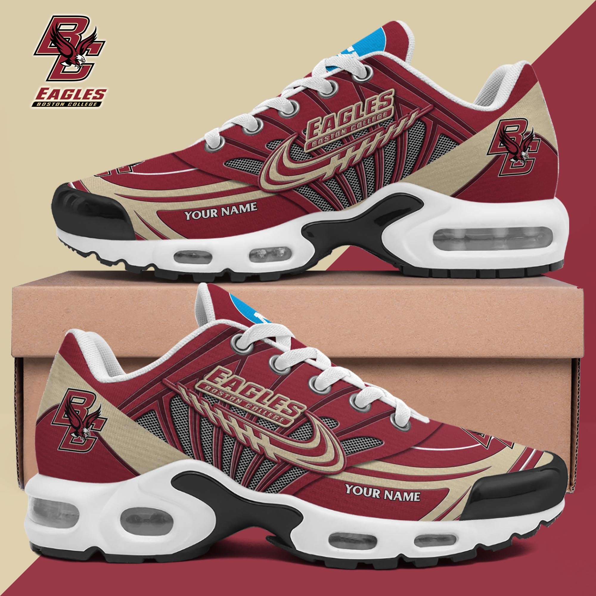 boston college eagles tn shoes 2026 version custom your name 3768