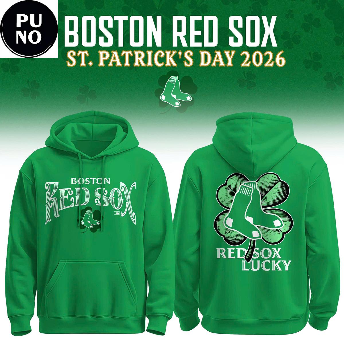 Boston Red Sox Happy St. Patrick's Day 2026 Hoodie T-Shirt 