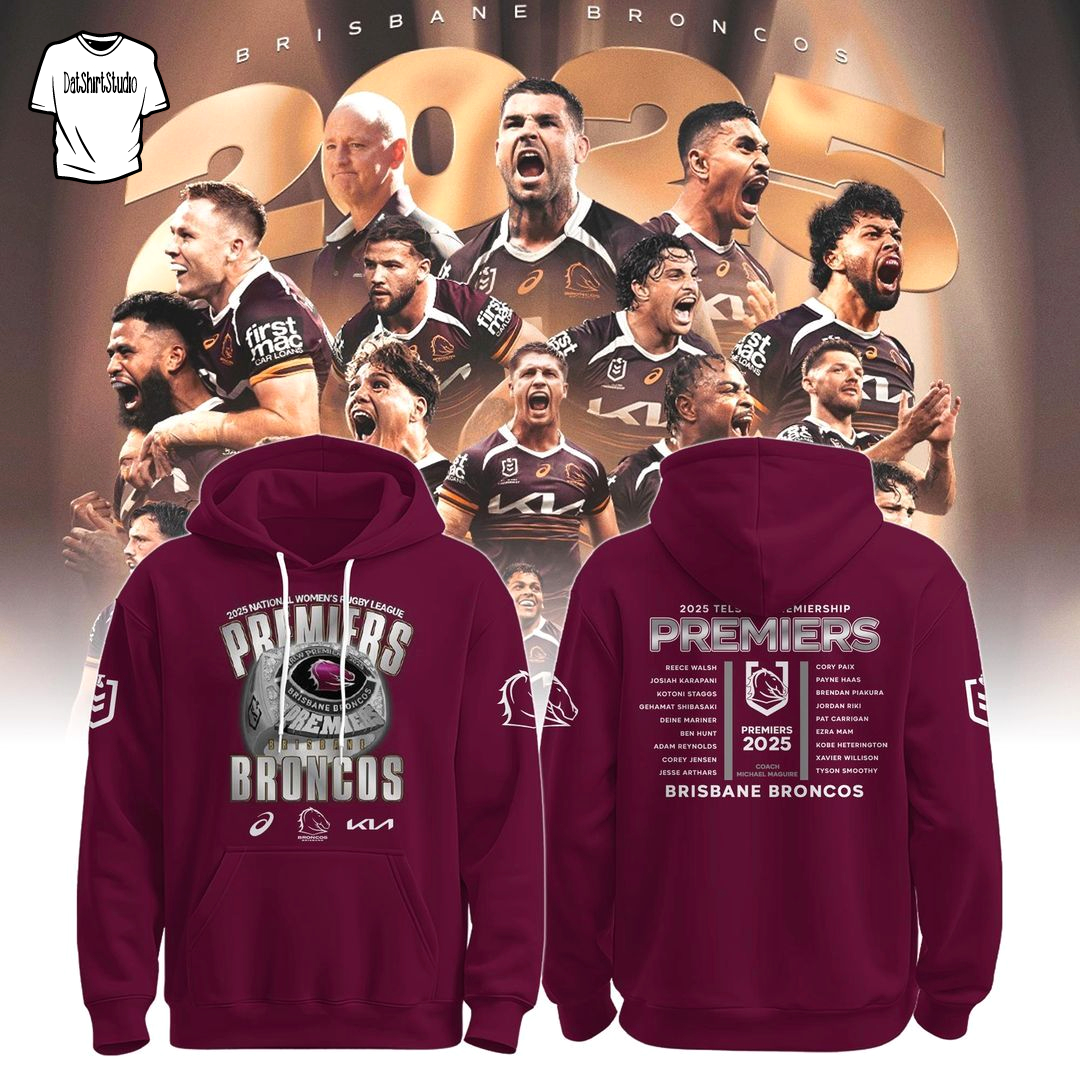 brisbane broncos premiers 2025 special edition hoodie 9411 ncyji