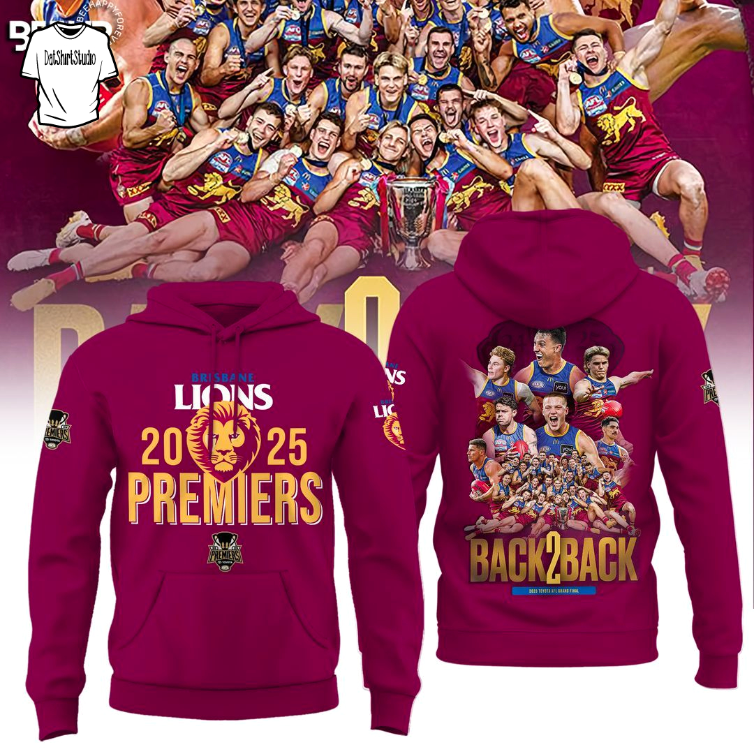 Brisbane Lions 2025 Premiers Special Edition Hoodie 