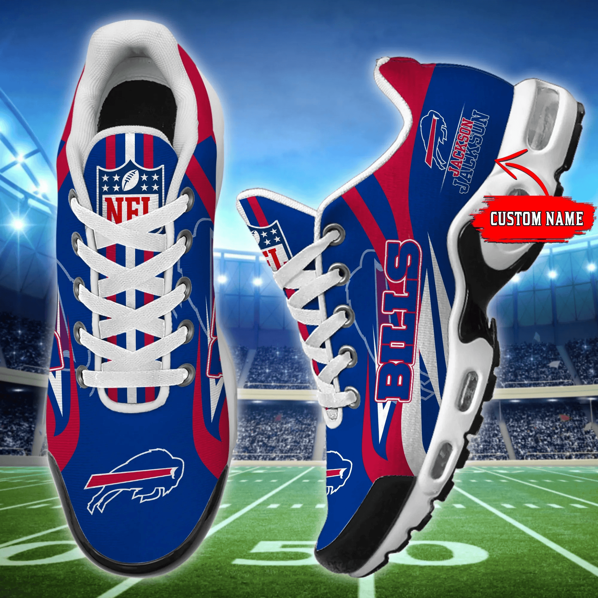 Buffalo Bills Personalized Air Max Shoes Air Cushion Sneakers BG83