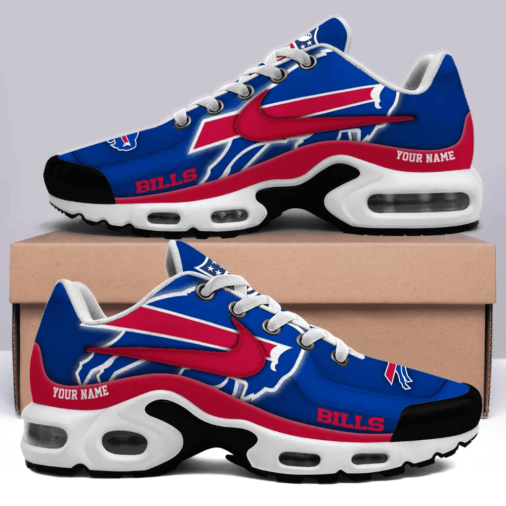 Buffalo Bills Personalized Name Team Mix Colors V1 TN Shoes Air Cushion Sneakers