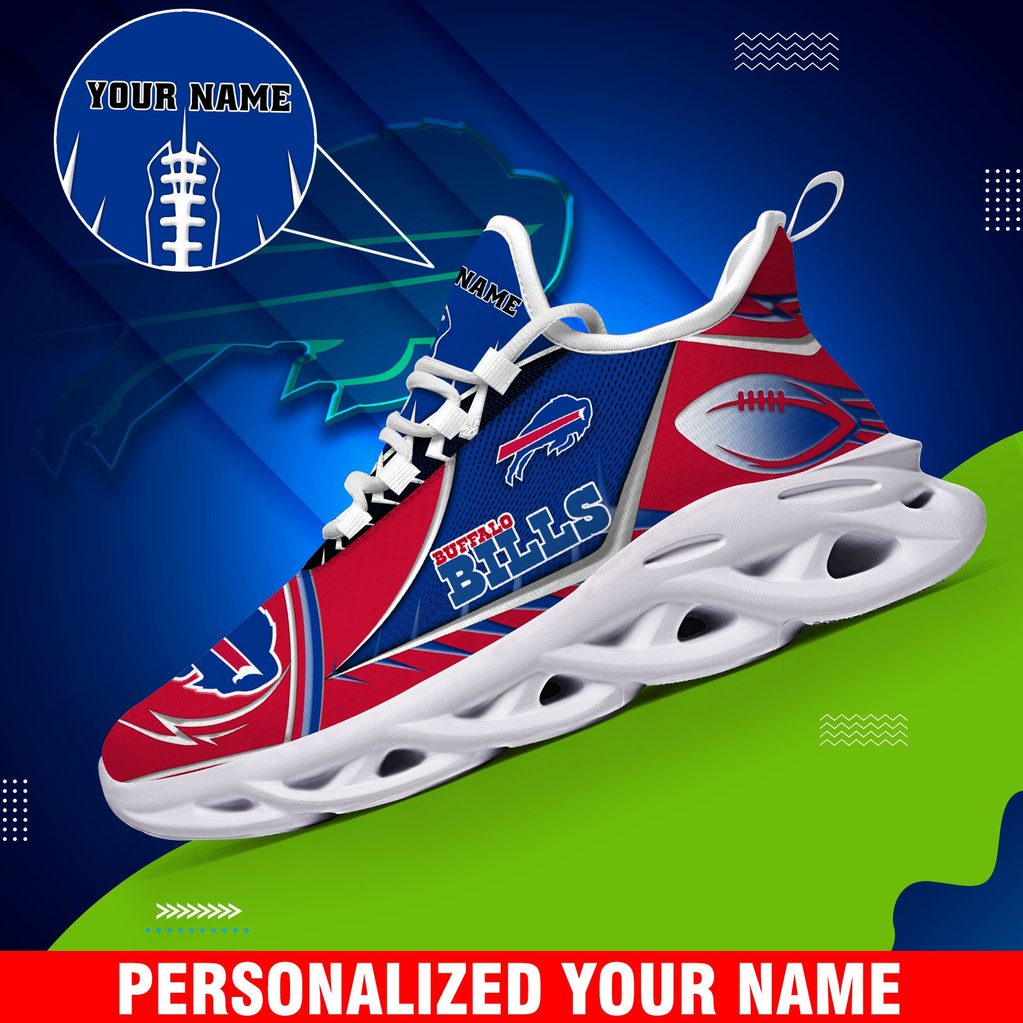 buffalo bills sport white c sneakers 2026 version personalized your name 528 9144 7feae