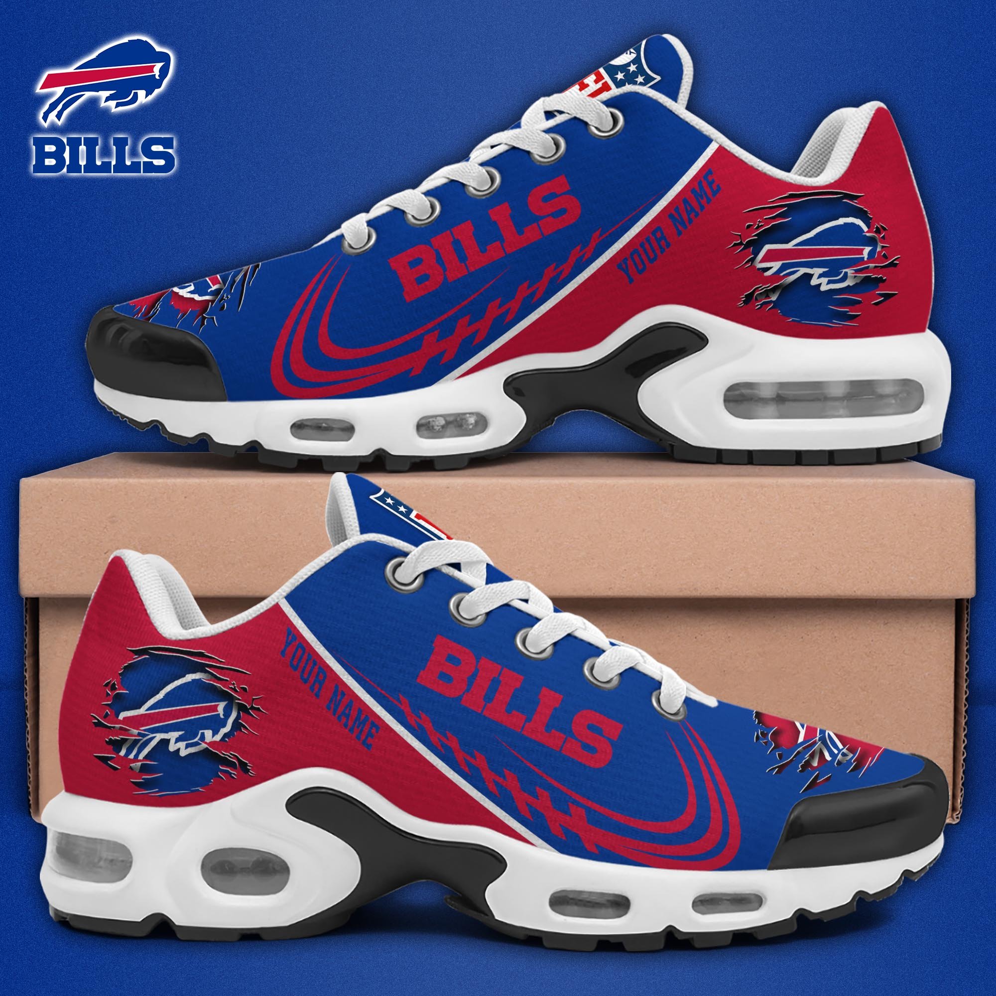 buffalo bills tn shoes 2026 version custom name 8066 6lnjk