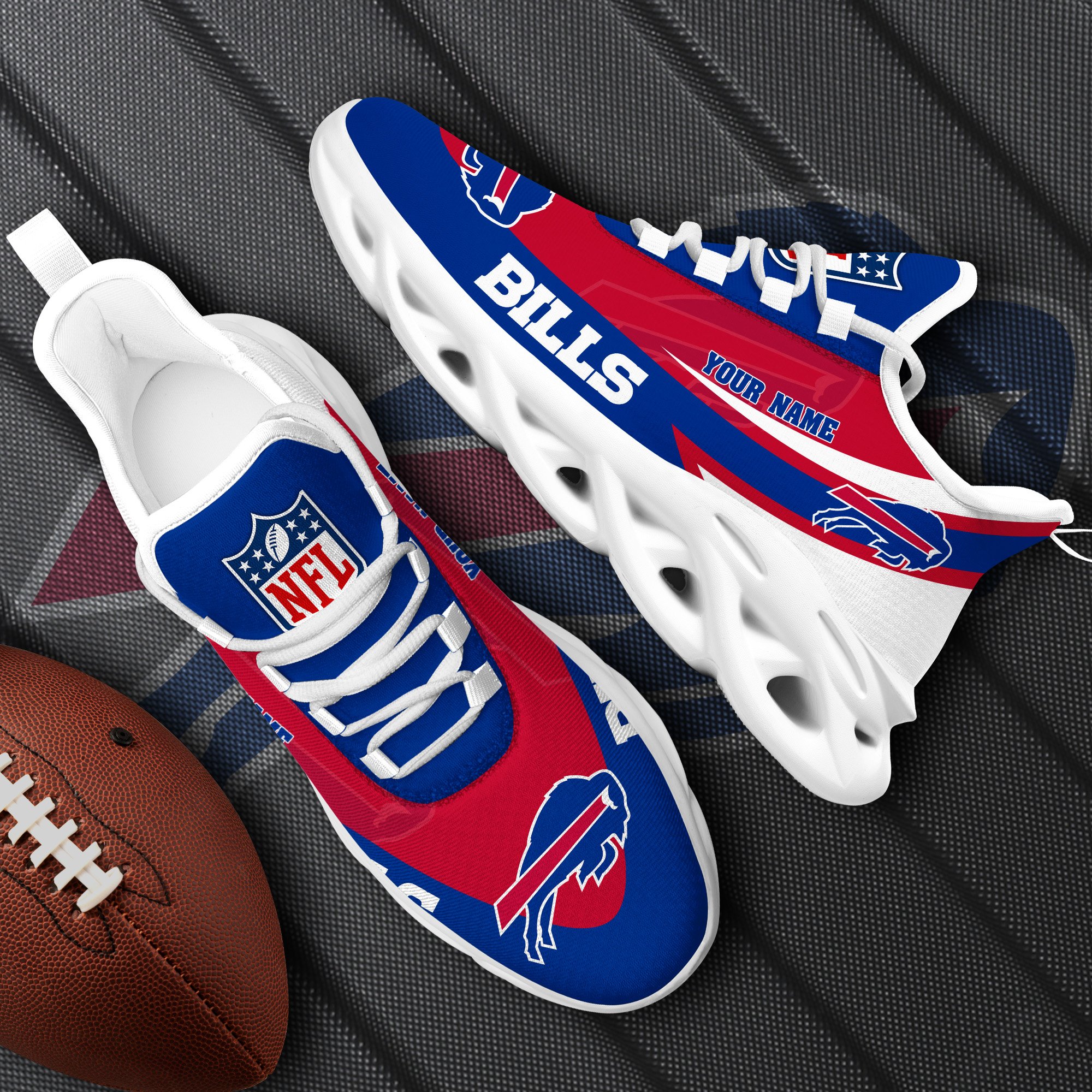 buffalo bills white max soul shoes 2026 versions custom your name sports gift for fan sport gifts ph410 1945 98gib