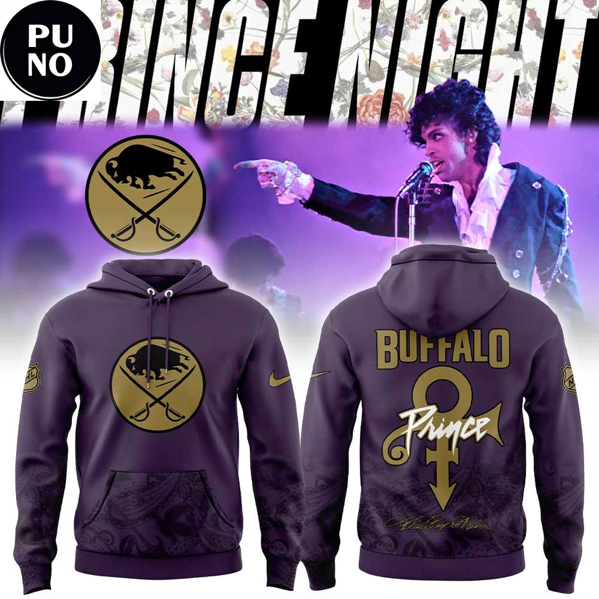 Buffalo Sabres x Prince Rogers Nelson Night 2026 Hoodie 