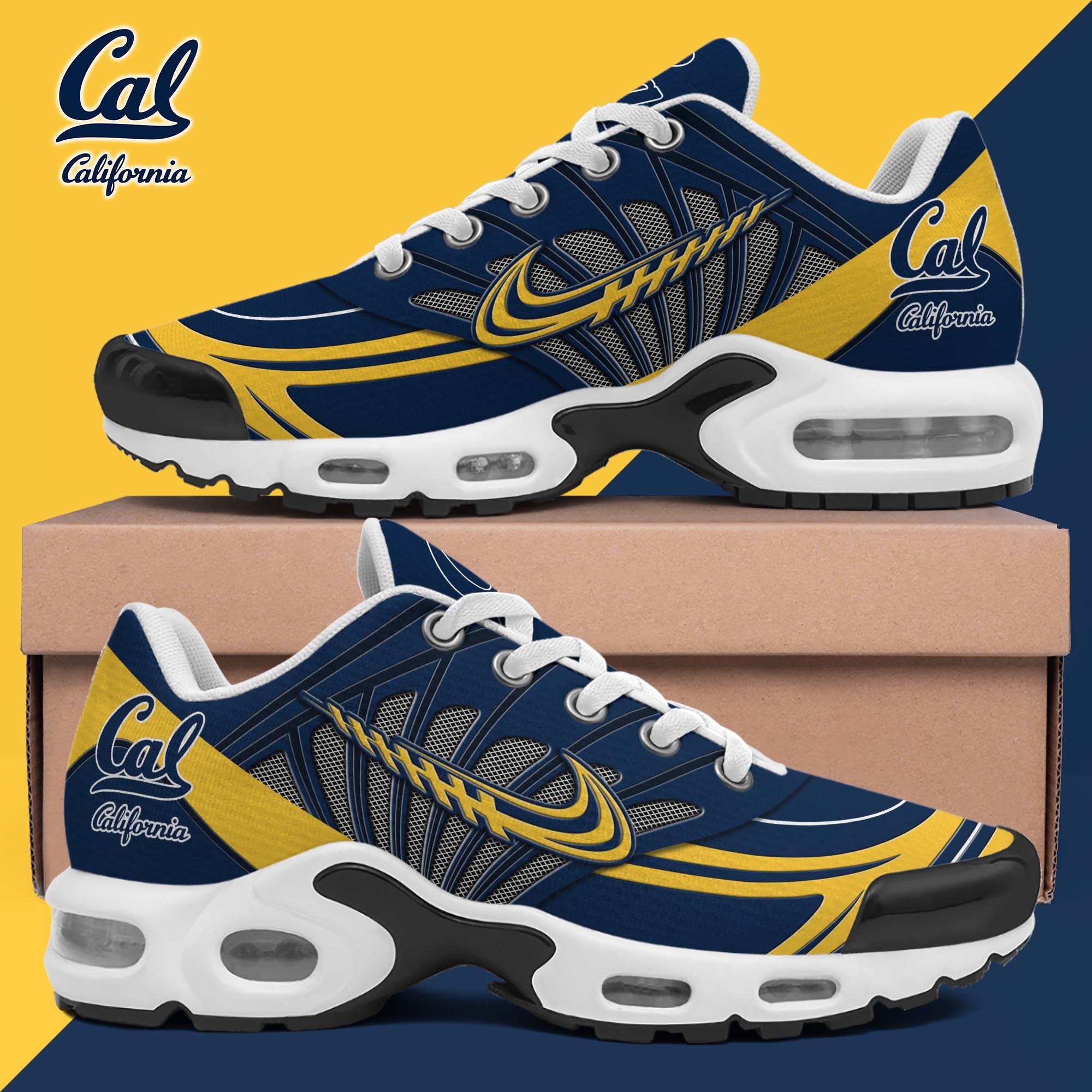 California Golden Bears TN Shoes 2026 Version Custom Name 135