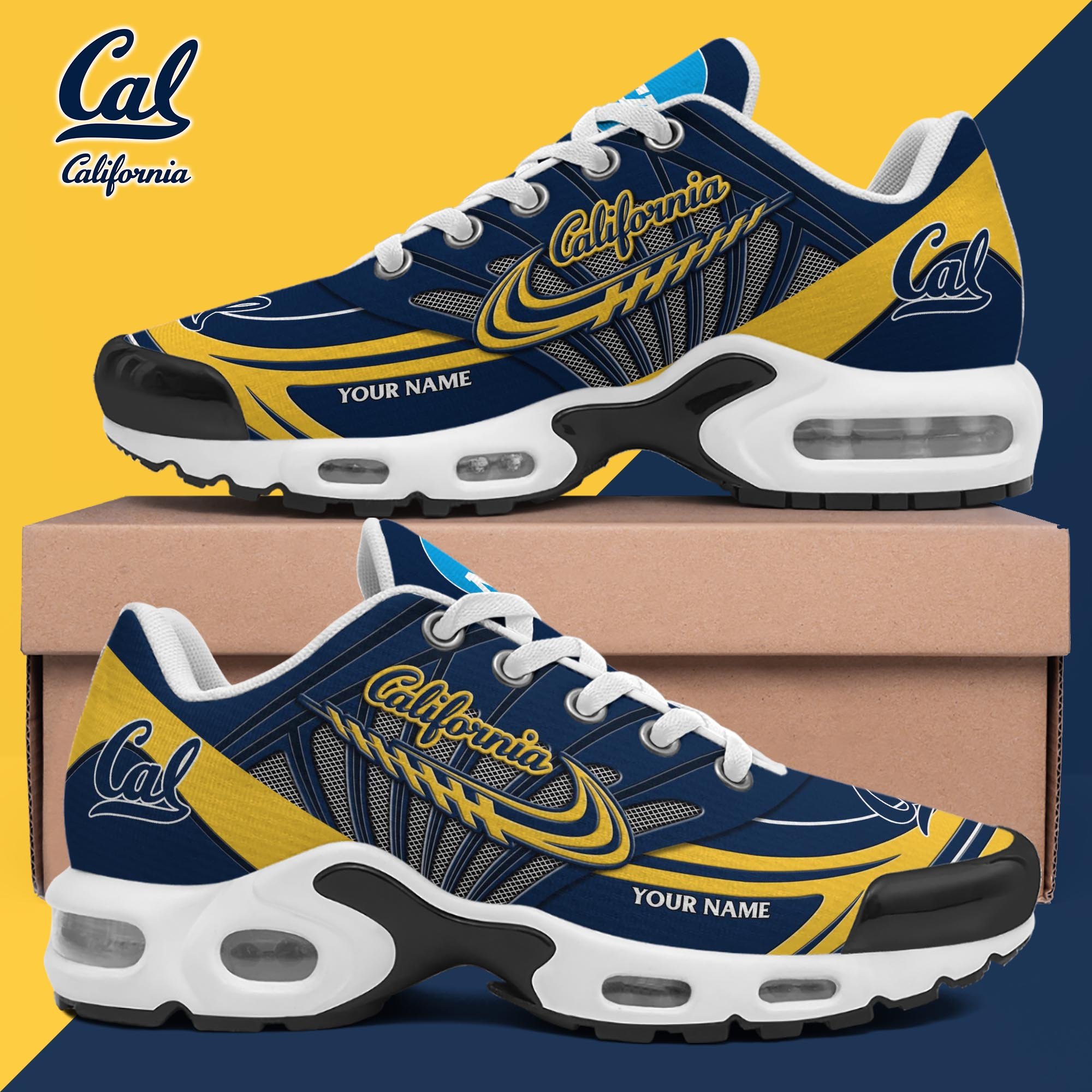 California Golden Bears TN Shoes 2026 Version Custom Your Name 