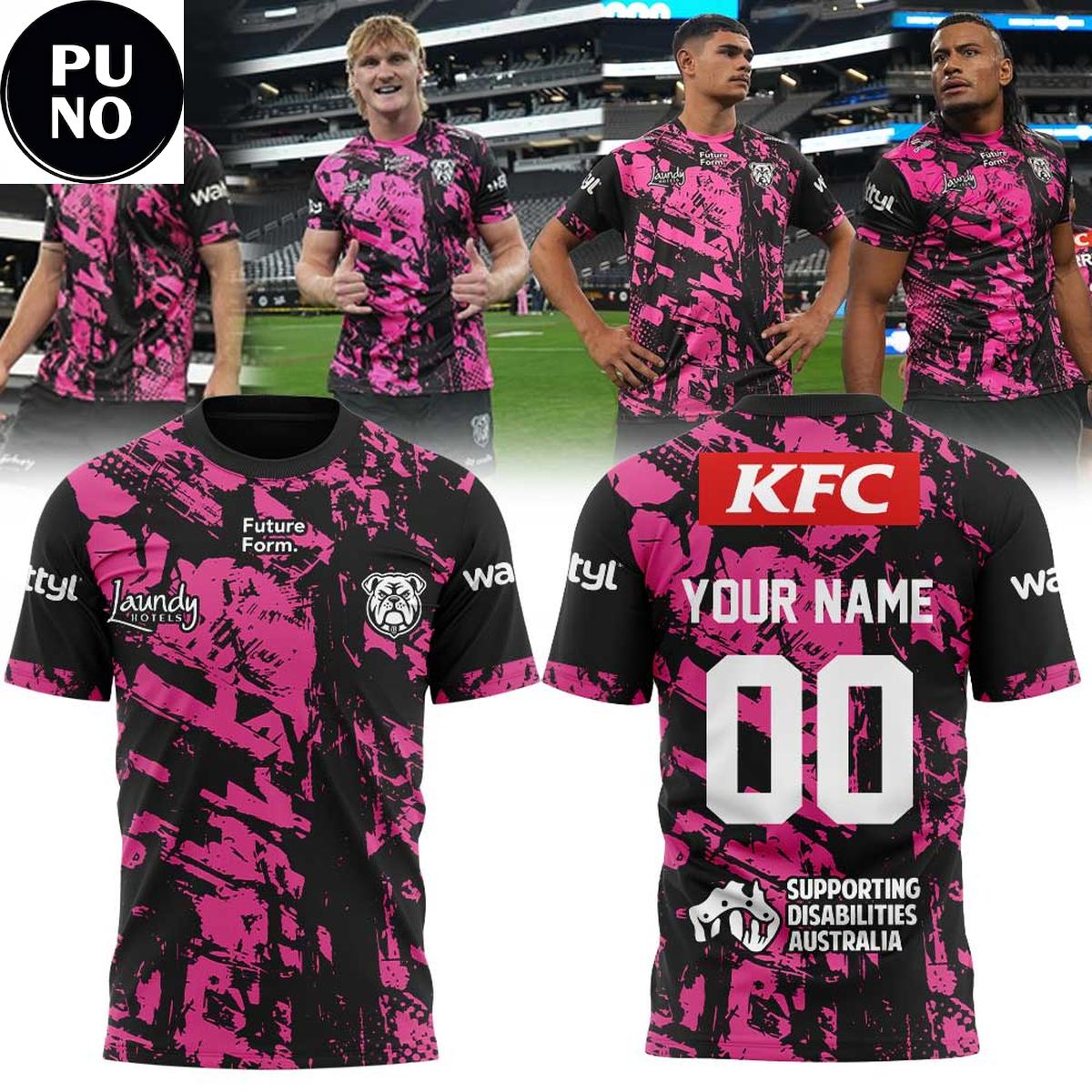 canterbury bankstown bulldogs 2026 dynasty sports personalized t shirt 2060 tvysd