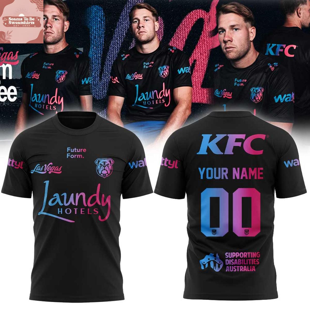 canterbury bankstown bulldogs 2026 las vegas warm up personalized t shirt 4261 qi7if