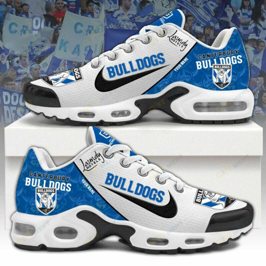 canterbury bankstown bulldogs customized unisex air max plus sneaker 9106 v4f4l