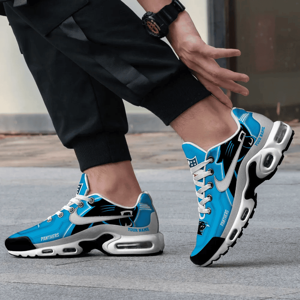 carolina panthers personalized name team mix colors v1 tn air max shoes air cushion sneakers 7221 jv8wg