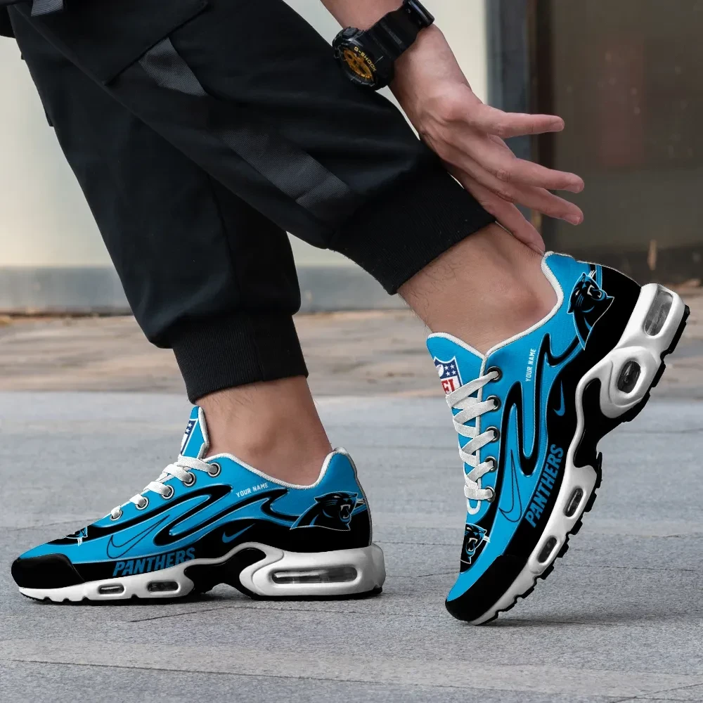 carolina panthers personalized name team mix colors v2 tn air max shoes air cushion sneakers 6568 grzcb